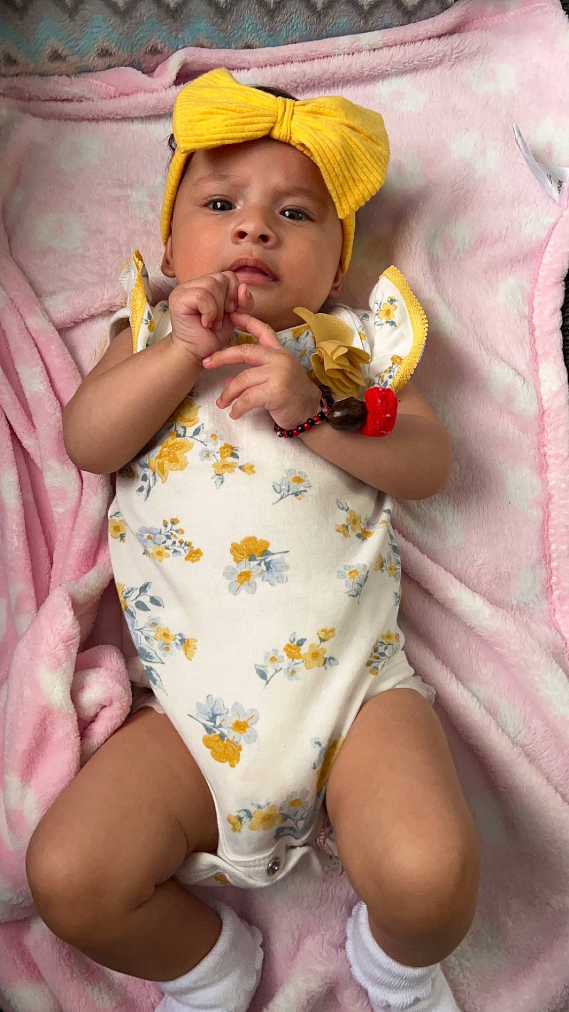 Angeline is registered to the contest to win money with this photo: baby, baby_sleeping, baby_toddler_clothing, cheek, chin, comfort, eye, finger, happy, head, headwear, lip, mouth, nail, nose, person, pink, skin, thigh, toddler