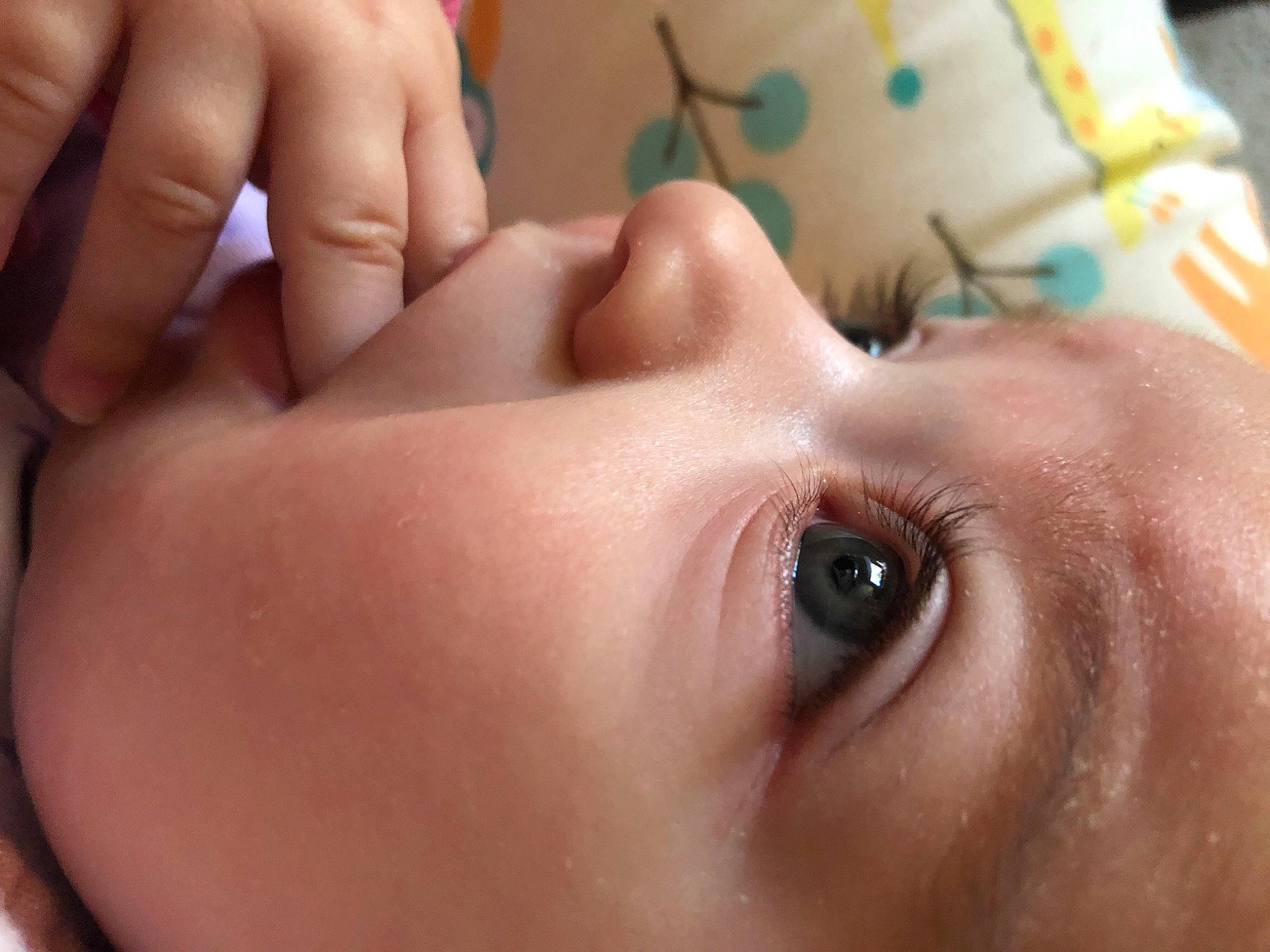 Brogan is registered to the contest to win money with this photo: baby, cheek, child, close_up, eyebrow, eyelash, finger, flesh, iris, lip, nail, organ, photography, skin, toddler