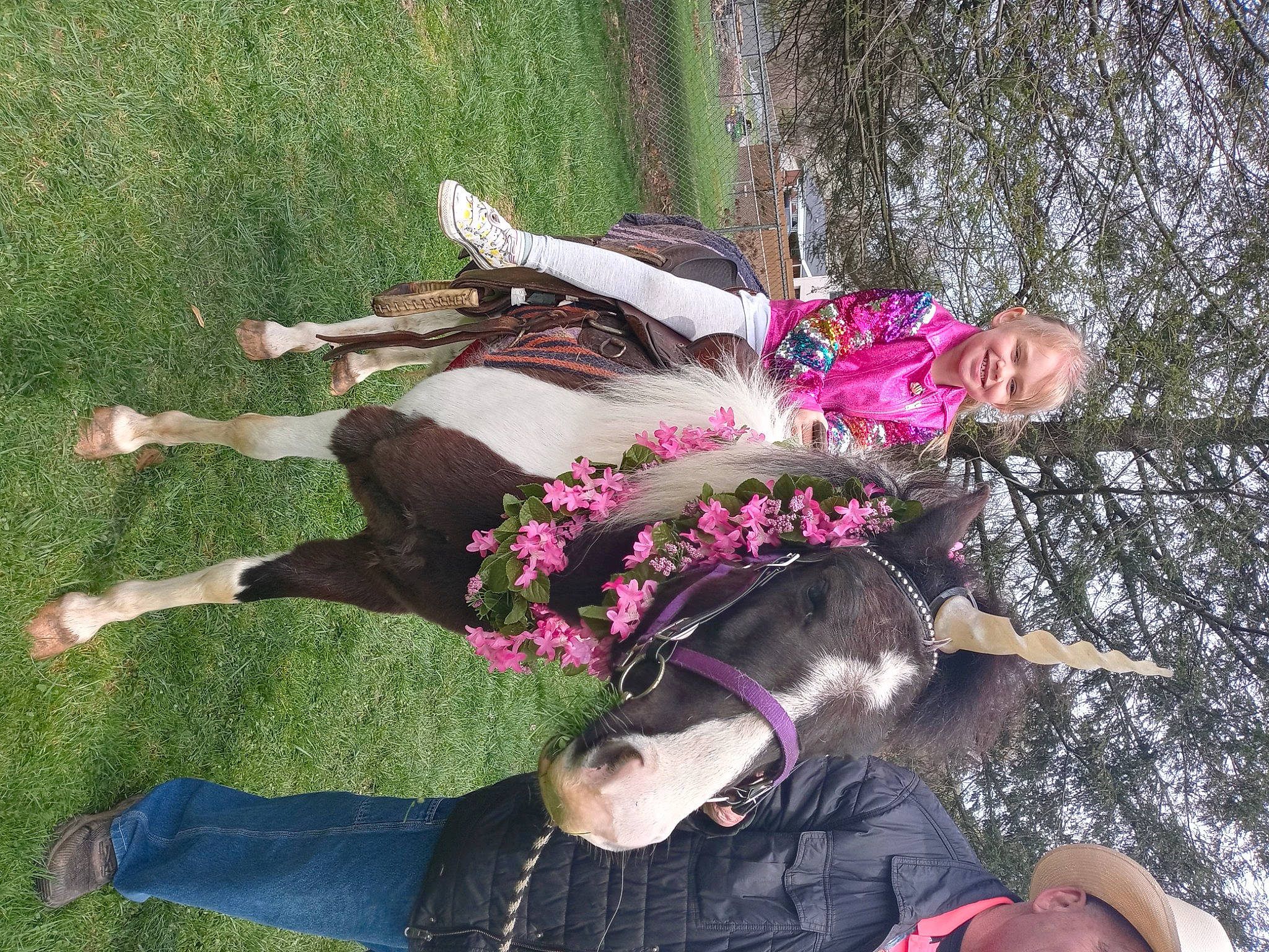 Alexandria joined the competition — help win amazing prizes! botany, event, flower, fun, grass, happy, joy, leisure, person, pink, plant, pole, recreation, smile, tree