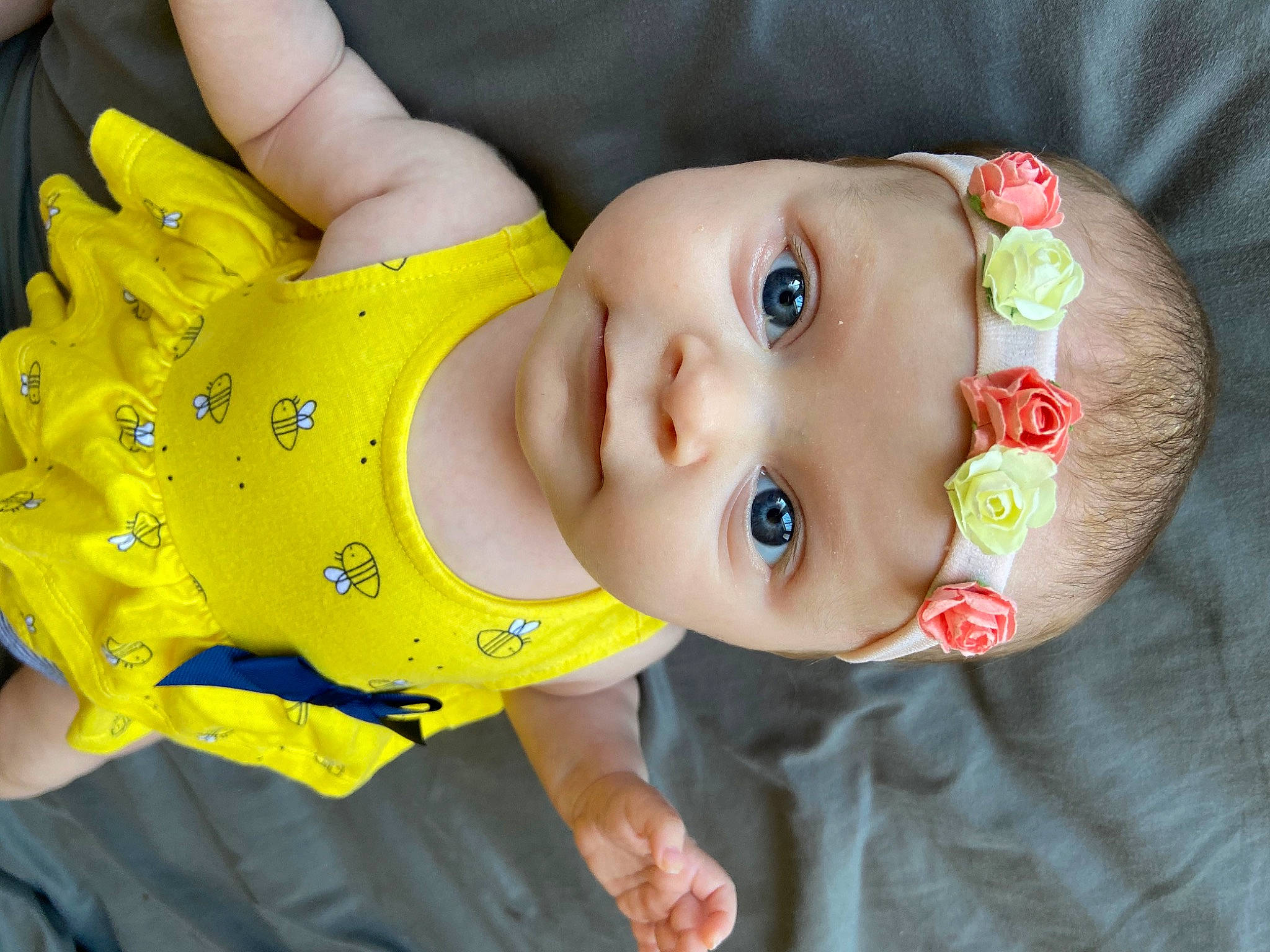 Kiera is registered to the contest to win money with this photo: baby, baby_products, baby_toys, cheek, child, ear, eye, fun, person, play, product, skin, toddler, toy, yellow