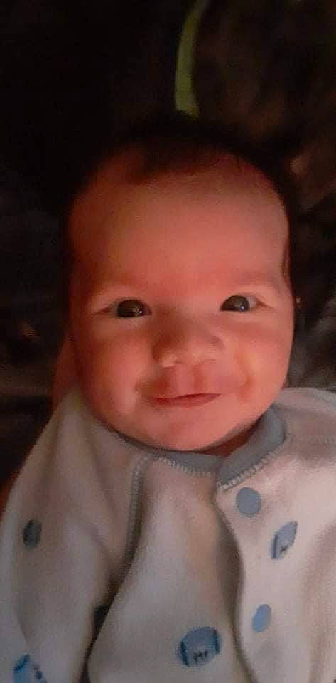 Parker joined the competition — help win amazing prizes! baby, baby_toddler_clothing, cheek, chest, collar, ear, eyebrow, eyelash, forehead, happy, human_body, iris, jaw, lip, neck, nose, person, skin, sleeve, smile