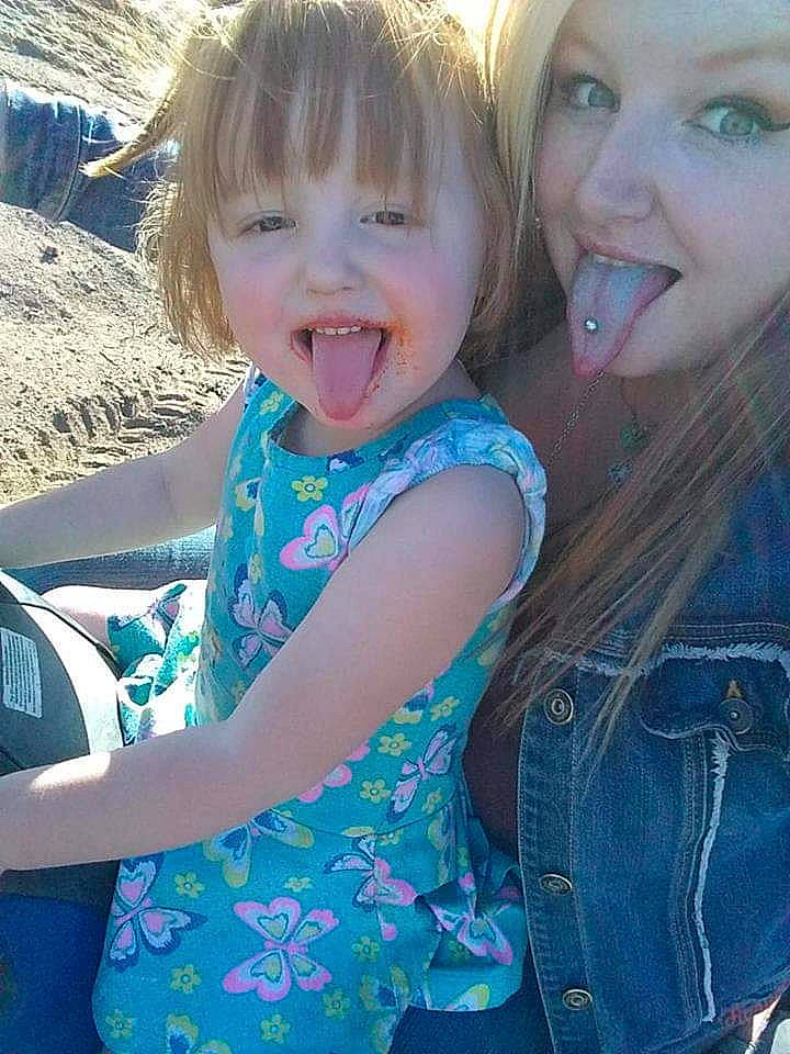 Ella joined the competition — help win amazing prizes! blond, child, daughter, face, fun, gesture, hair, happy, long_hair, mother, nose, person, sibling, skin, smile, summer, toddler, vacation