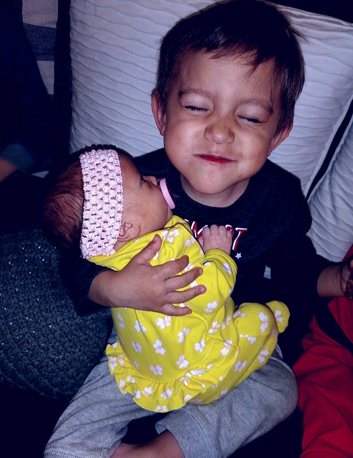 Joeniel joined the competition — help win amazing prizes! arm, baby, baby_toddler_clothing, black, cheek, finger, gesture, hand, happy, human_body, iris, joy, leg, mouth, muscle, nose, organ, person, skin, smile