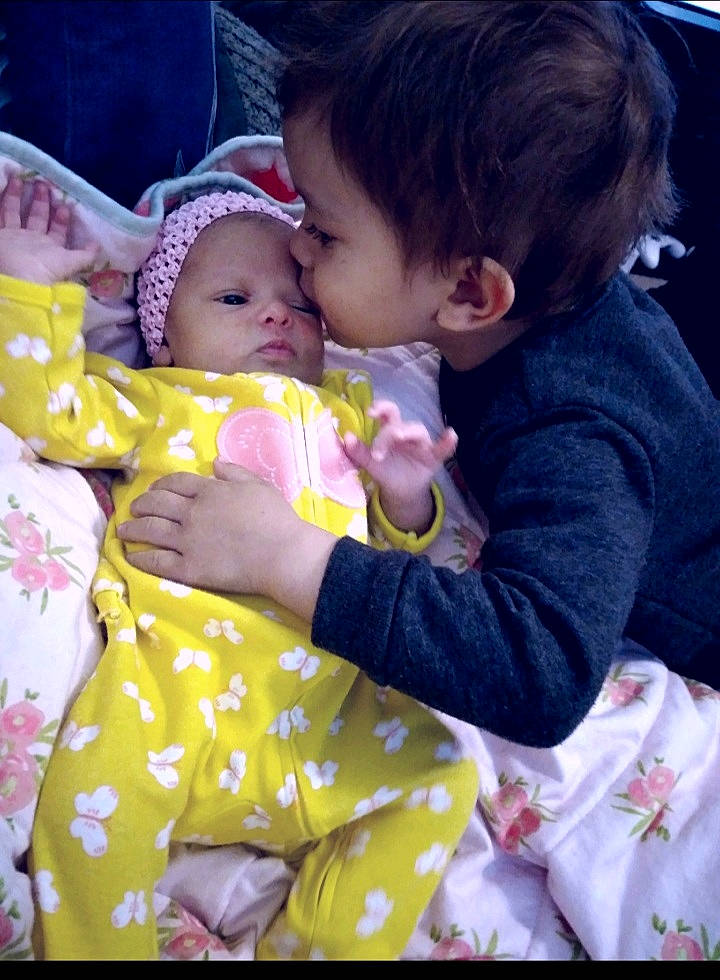 Joeniel joined the competition — help win amazing prizes! baby, baby_toddler_clothing, cheek, comfort, eye, finger, gesture, hand, happy, head, interaction, iris, nose, people_in_nature, person, photograph, pink, skin, sleeve, textile