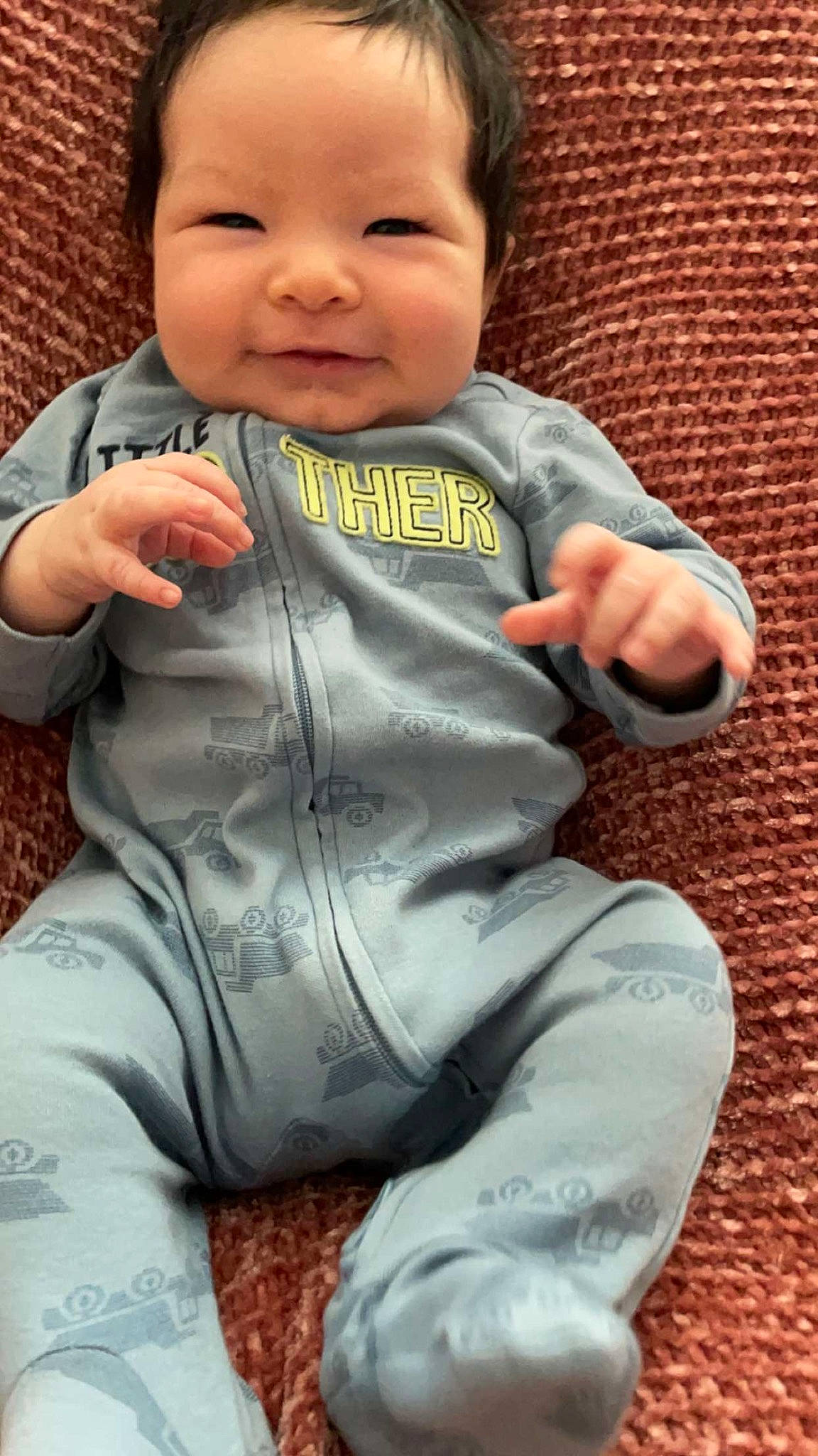 Odin joined the competition — help win amazing prizes! baby, baby_toddler_clothing, cheek, child, chin, comfort, face, finger, flooring, fun, gesture, happy, head, joy, lip, nose, person, skin, sleeve, smile