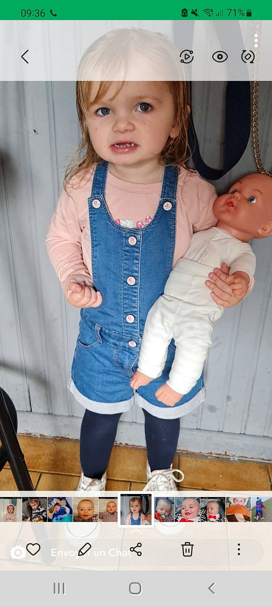 Angelika participe au concours pour gagner de l'argent avec cette photo : baby, baby_toddler_clothing, cheek, face, gesture, happy, iris, joint, neck, outerwear, person, photograph, pink, skin, sleeve, standing, textile, thigh, toddler, waist