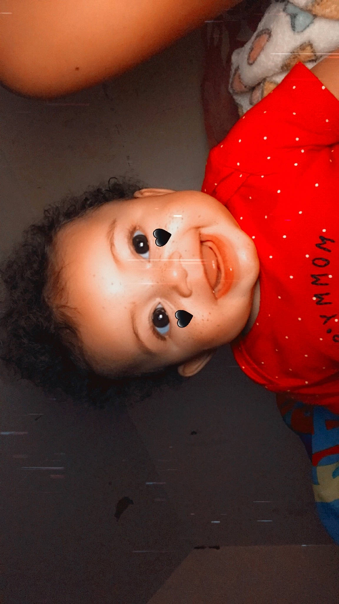 Cleo joined the competition — help win amazing prizes! baby_toddler_clothing, carmine, cheek, child, eye, eyebrow, eyelash, flash_photography, flesh, fun, happy, head, human_body, lip, mouth, nose, pattern, person, skin, smile