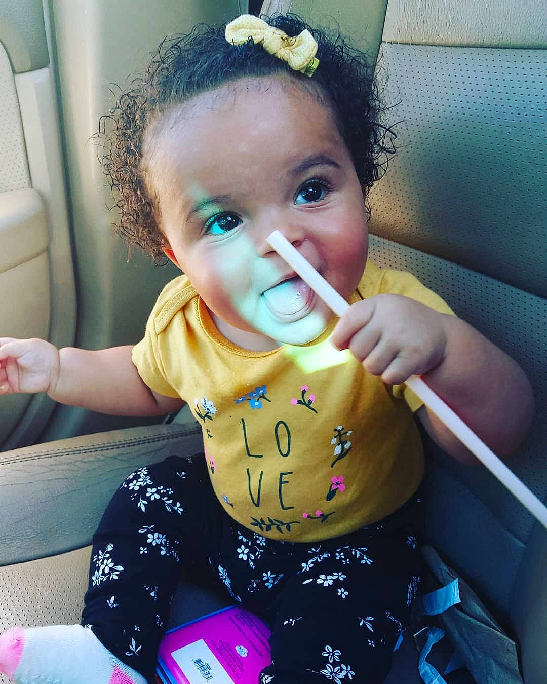 Alora Violet is registered to the contest to win money with this photo: baby, cheek, child, cool, face, finger, food, forehead, happy, head, lip, neck, nose, person, photography, plant, play, selfie, skin, smile