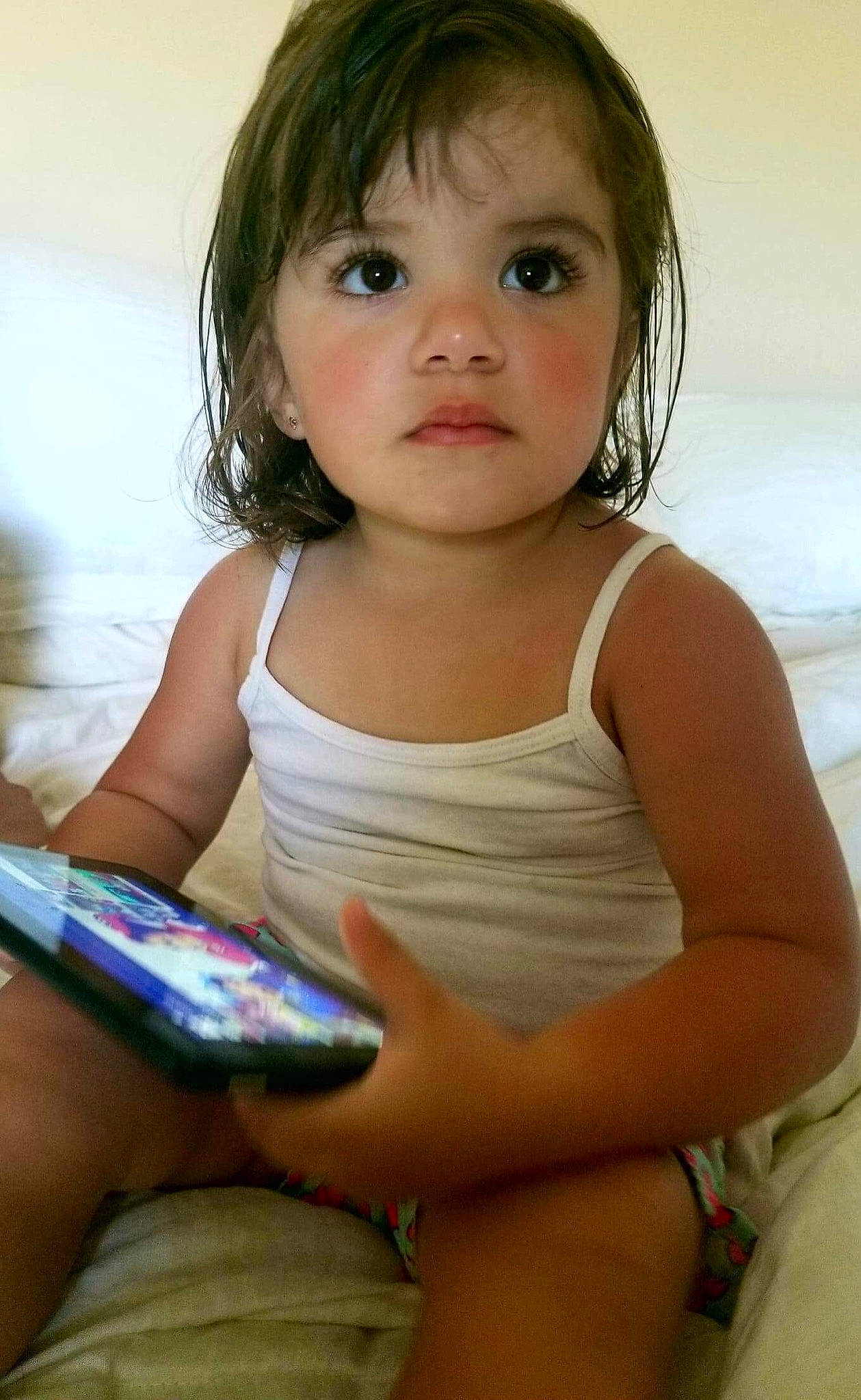 Abby joined the competition — help win amazing prizes! baby, cheek, child, child_model, nose, person, smile, toddler