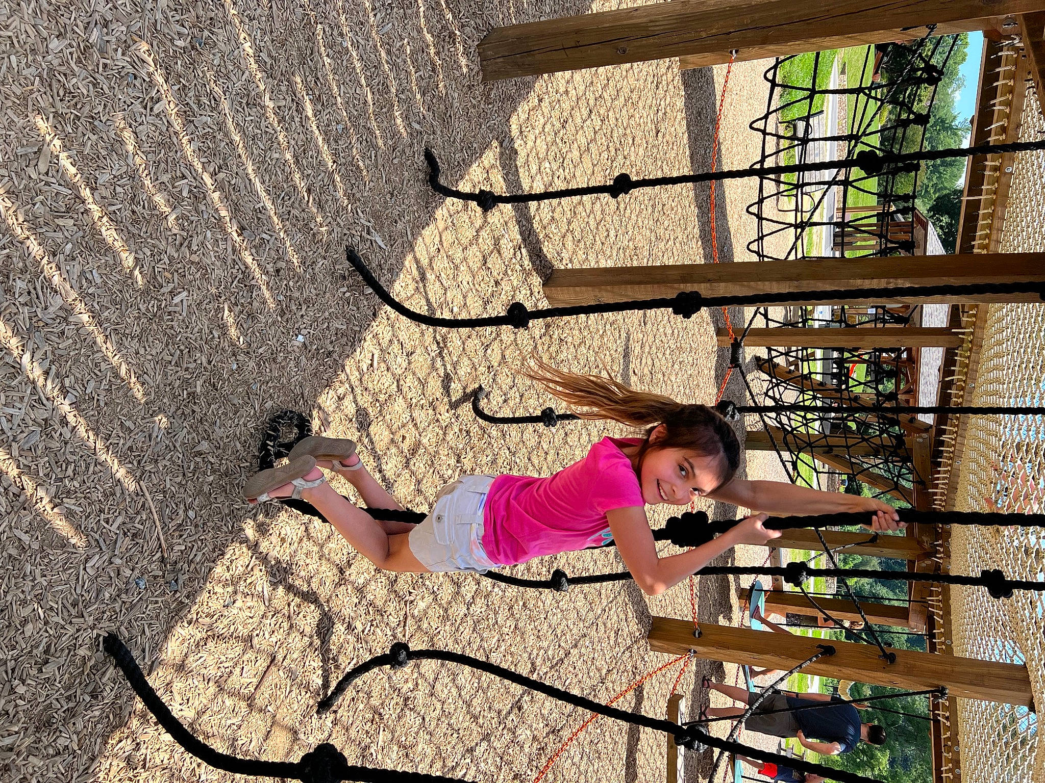 Aubree joined the competition — help win amazing prizes! design, fun, grass, joy, landscape, leisure, pattern, people_in_nature, person, plant, road_surface, shadow, sidewalk, sitting, tints_and_shades, toddler, wall, wood