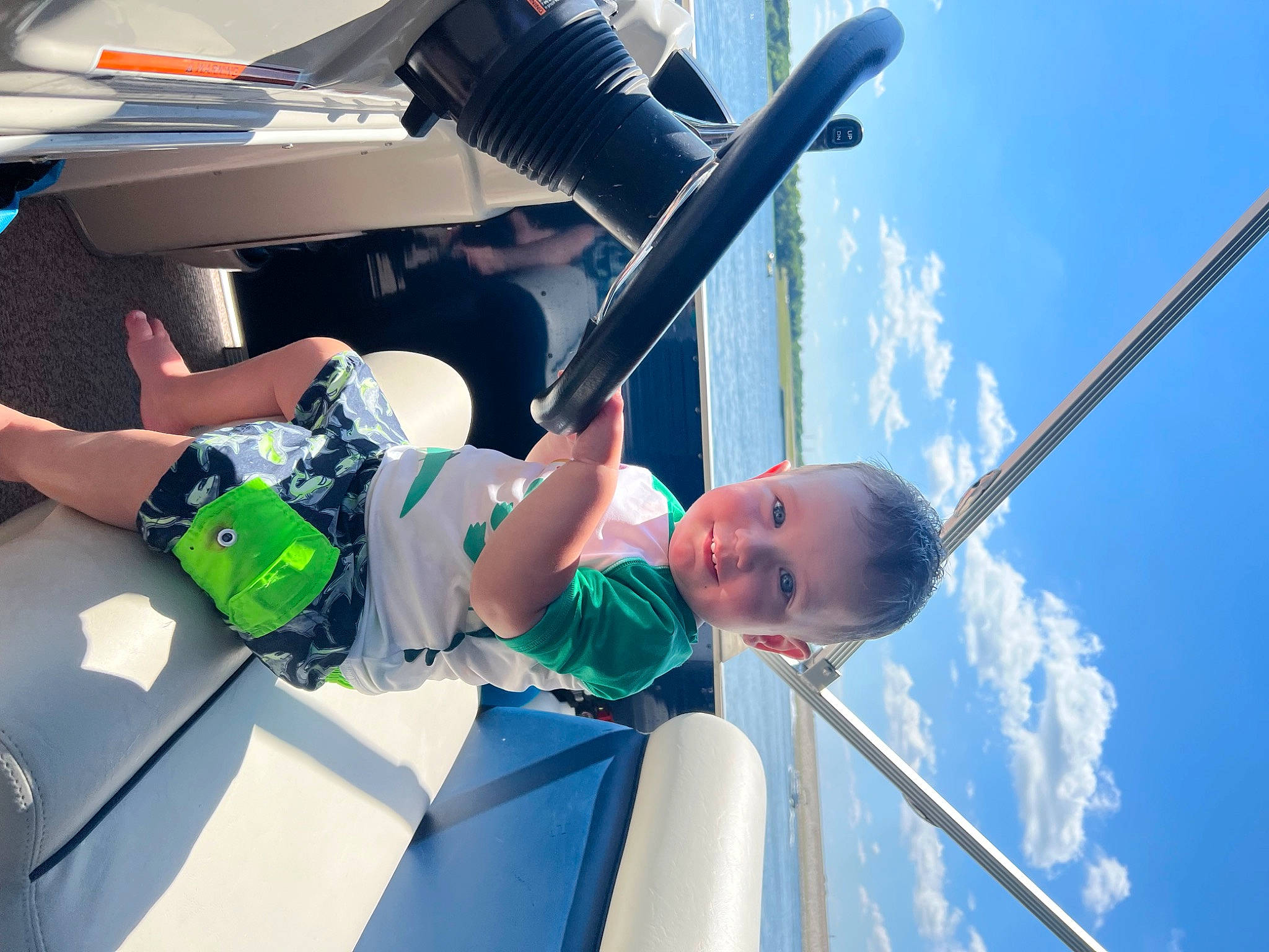 Briggs joined the competition — help win amazing prizes! adventure, baby, boats_and_boating_equipment_and_supplies, child, cloud, elbow, fun, hat, leisure, person, personal_protective_equipment, recreation, shorts, sky, toddler, vacation