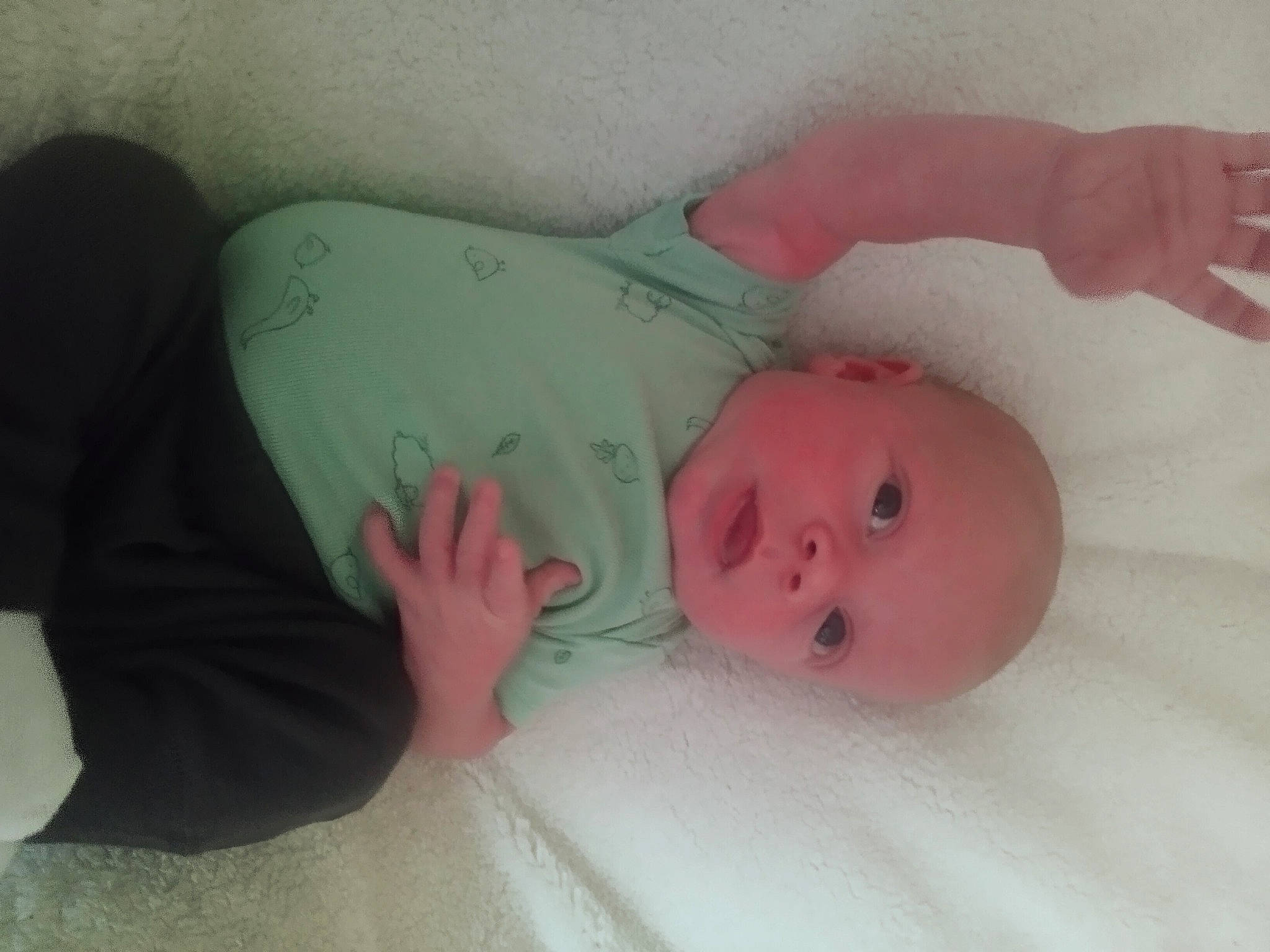 Layne joined the competition — help win amazing prizes! arm, baby, cheek, chin, comfort, ear, eye, eyebrow, face, facial_expression, hand, head, human_body, leg, lip, mammal, mouth, nose, person, skin