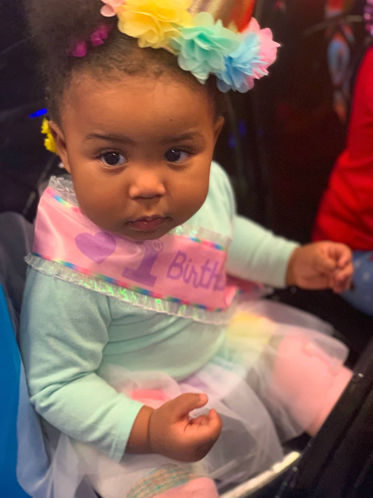 Londynn joined the competition — help win amazing prizes! baby, beauty, cheek, child, event, eye, face, fashion_accessory, flower, fun, happy, iris, leisure, magenta, nose, organ, person, pink, room, skin