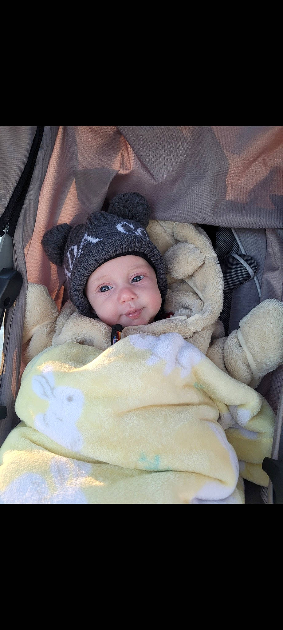 Lilyana joined the competition — help win amazing prizes! auto_part, baby, baby_carriage, baby_in_car_seat, baby_products, baby_safety, baby_sleeping, baby_toddler_clothing, beanie, car_seat, cheek, child, comfort, hat, headgear, headwear, linens, nap, person, sitting