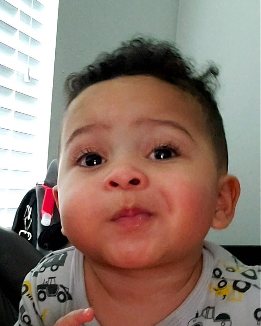 Kevin joined the competition — help win amazing prizes! baby, cheek, child, chin, ear, eye, eyebrow, face, facial_expression, forehead, hair, head, iris, lip, mouth, nose, person, selfie, skin, smile