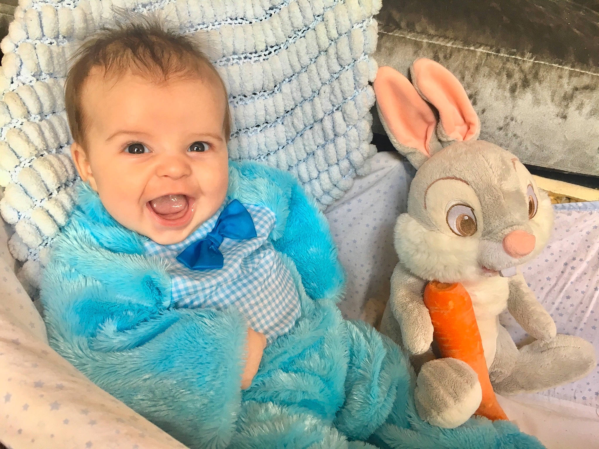 Paul-junior Scott Williams joined the competition — help win amazing prizes! baby, baby_toys, cheek, child, ear, eye, face, hand, head, human, nose, organ, person, play, plush, product, skin, stuffed_toy, toddler, toy