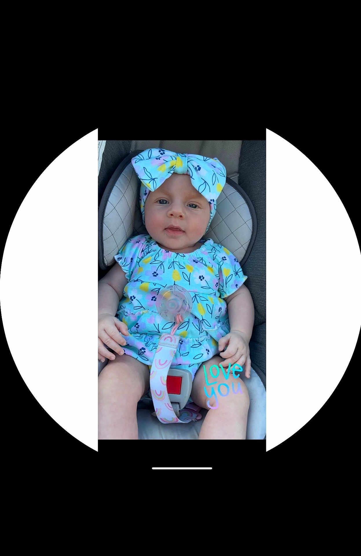 Ellie joined the competition — help win amazing prizes! accessories, baby, bonnet, cap, car, clothing, cushion, dress, face, hat, head, homedecor, newborn, person, photography, portrait, sitting, t_shirt, transportation, vehicle
