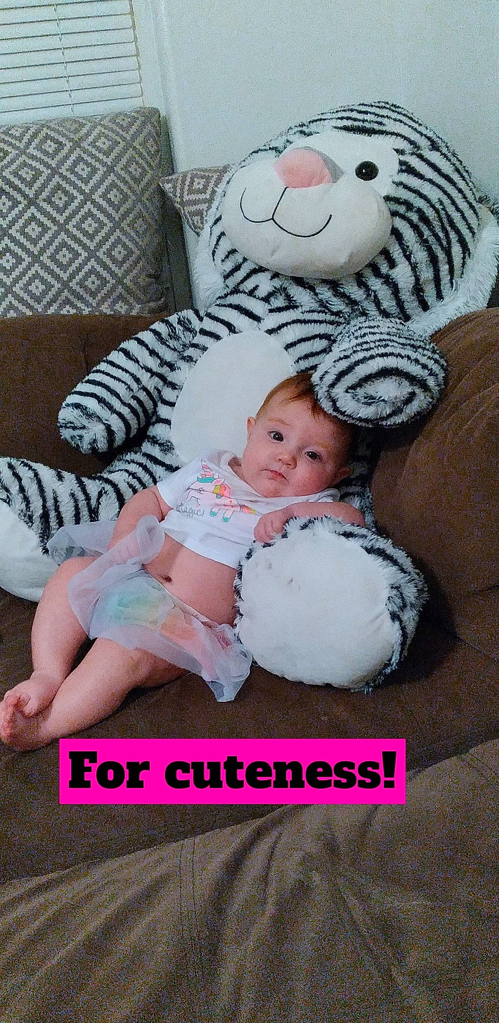Rori is registered to the contest to win money with this photo: baby, baby_sleeping, baby_toddler_clothing, child, comfort, couch, eye, happy, linens, mammal, pattern, person, pillow, pink, product, stuffed_toy, textile, throw_pillow, toddler, toy