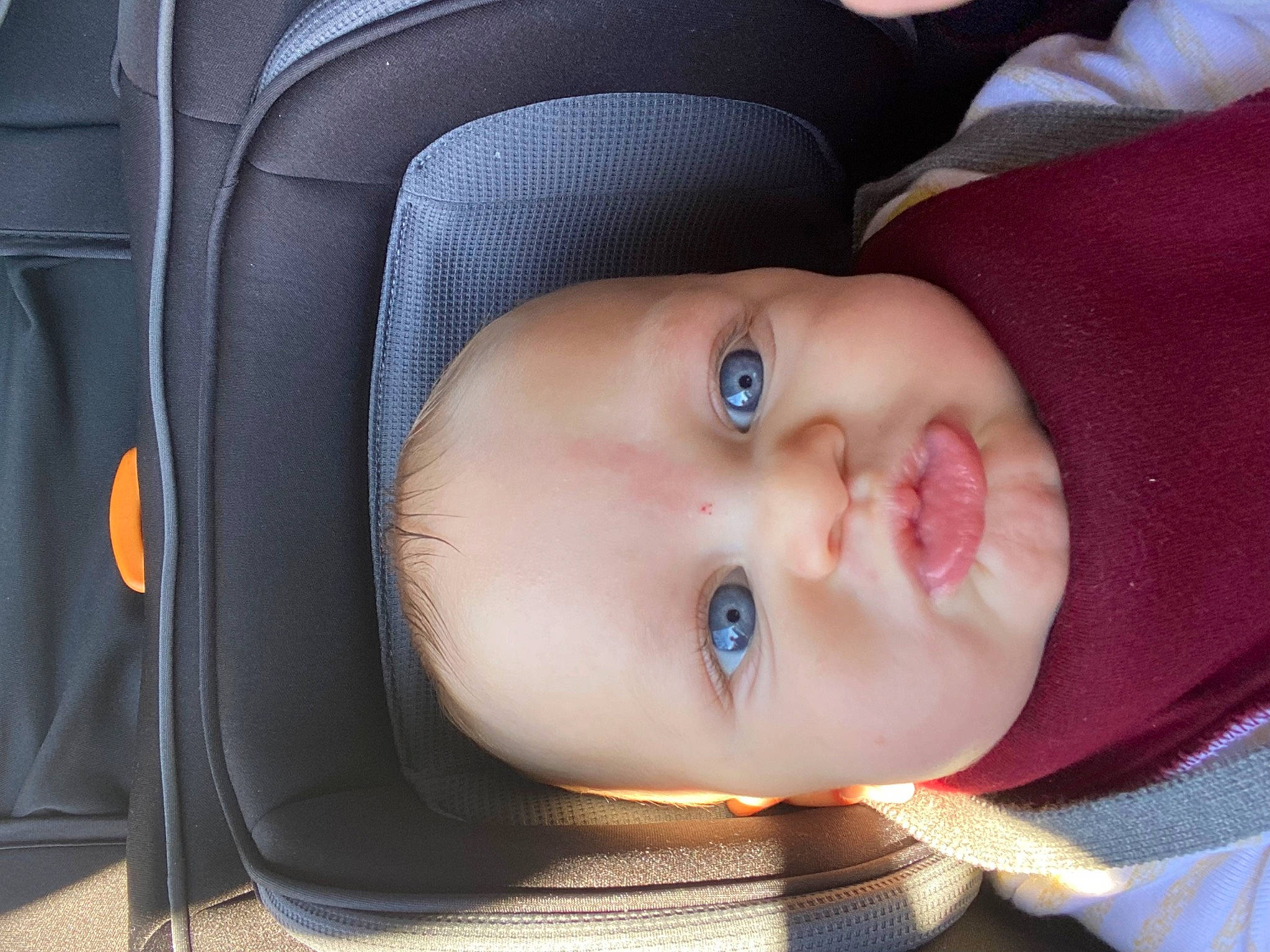 Samuel is registered to the contest to win money with this photo: baby, baby_products, baby_toddler_clothing, beauty, cheek, child, chin, comfort, electric_blue, eye, eyebrow, eyelash, face, headgear, iris, lip, mammal, nose, person, skin