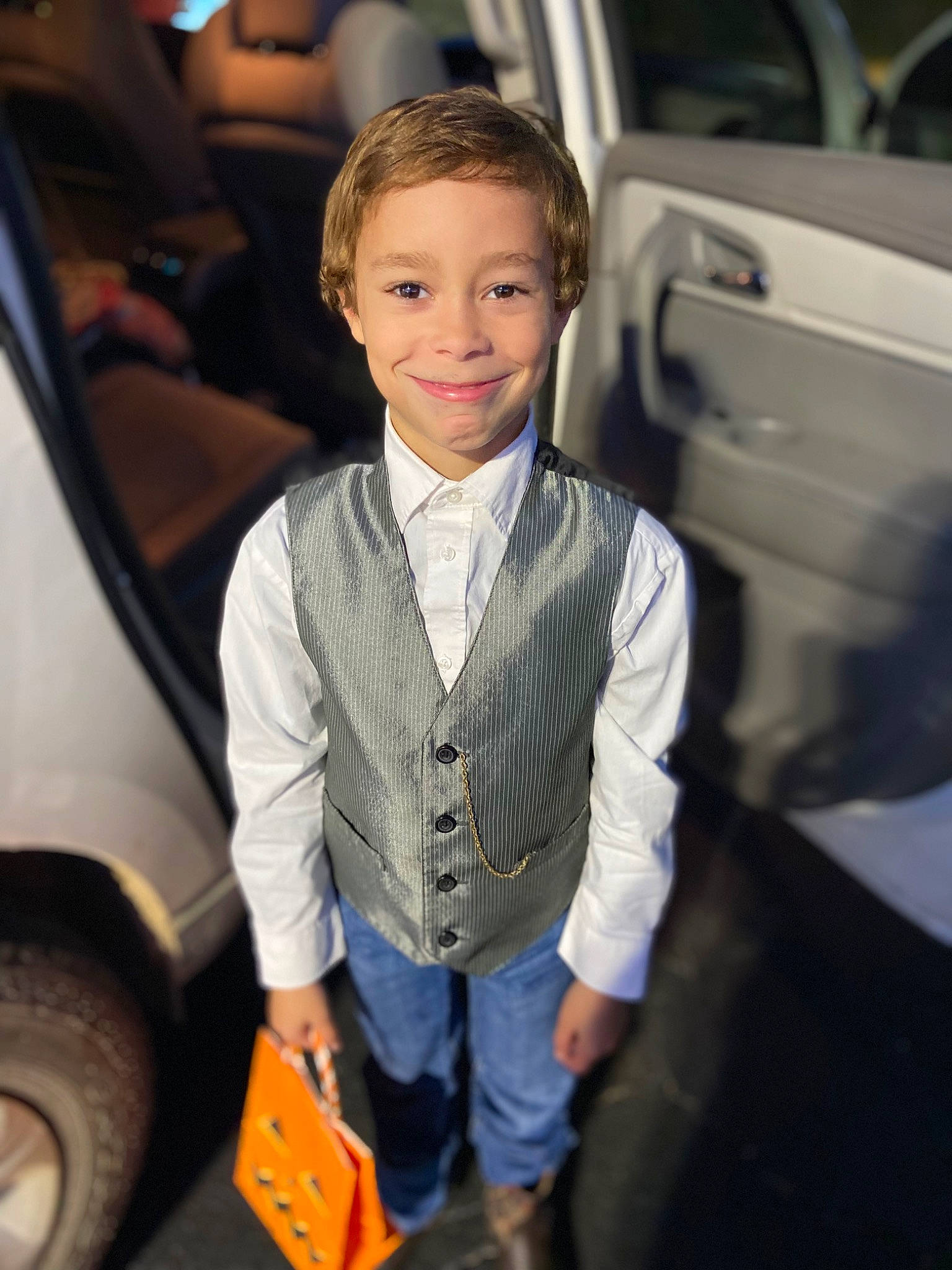 Denver joined the competition — help win amazing prizes! auto_part, automotive_design, automotive_exterior, automotive_tire, automotive_wheel_system, car, child, electric_blue, family_car, formal_wear, fun, joy, luxury_vehicle, motor_vehicle, person, personal_luxury_car, smile, tire, vehicle, vehicle_door