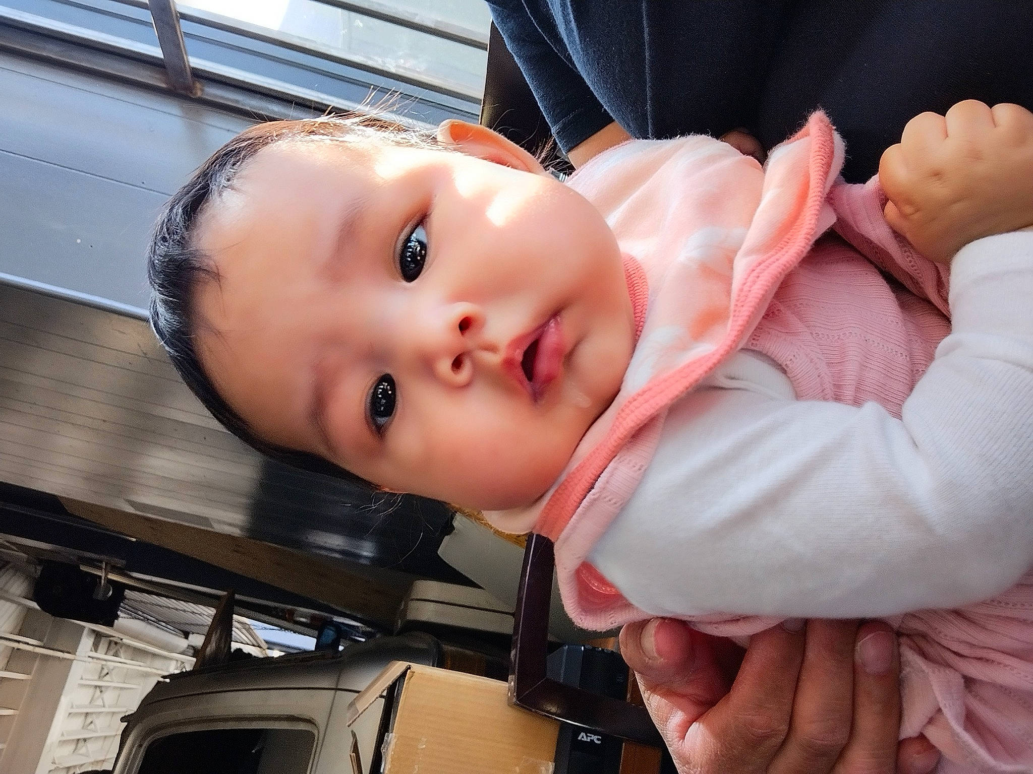 Ana joined the competition — help win amazing prizes! baby, baby_toddler_clothing, cheek, chin, comfort, eye, eyelash, finger, flash_photography, gesture, hand, happy, lip, mouth, nose, person, skin, sleeve, thumb, toddler