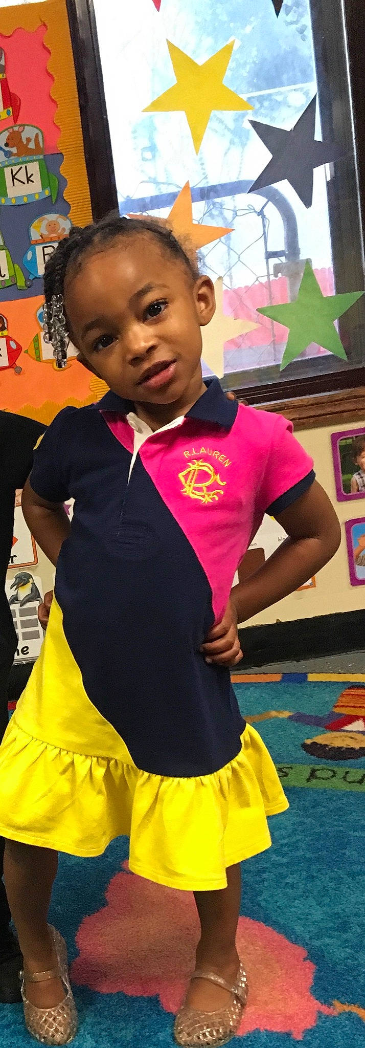 Rayana joined the competition — help win amazing prizes! child, child_model, costume, magenta, neck, person, pink, t_shirt, toddler, uniform