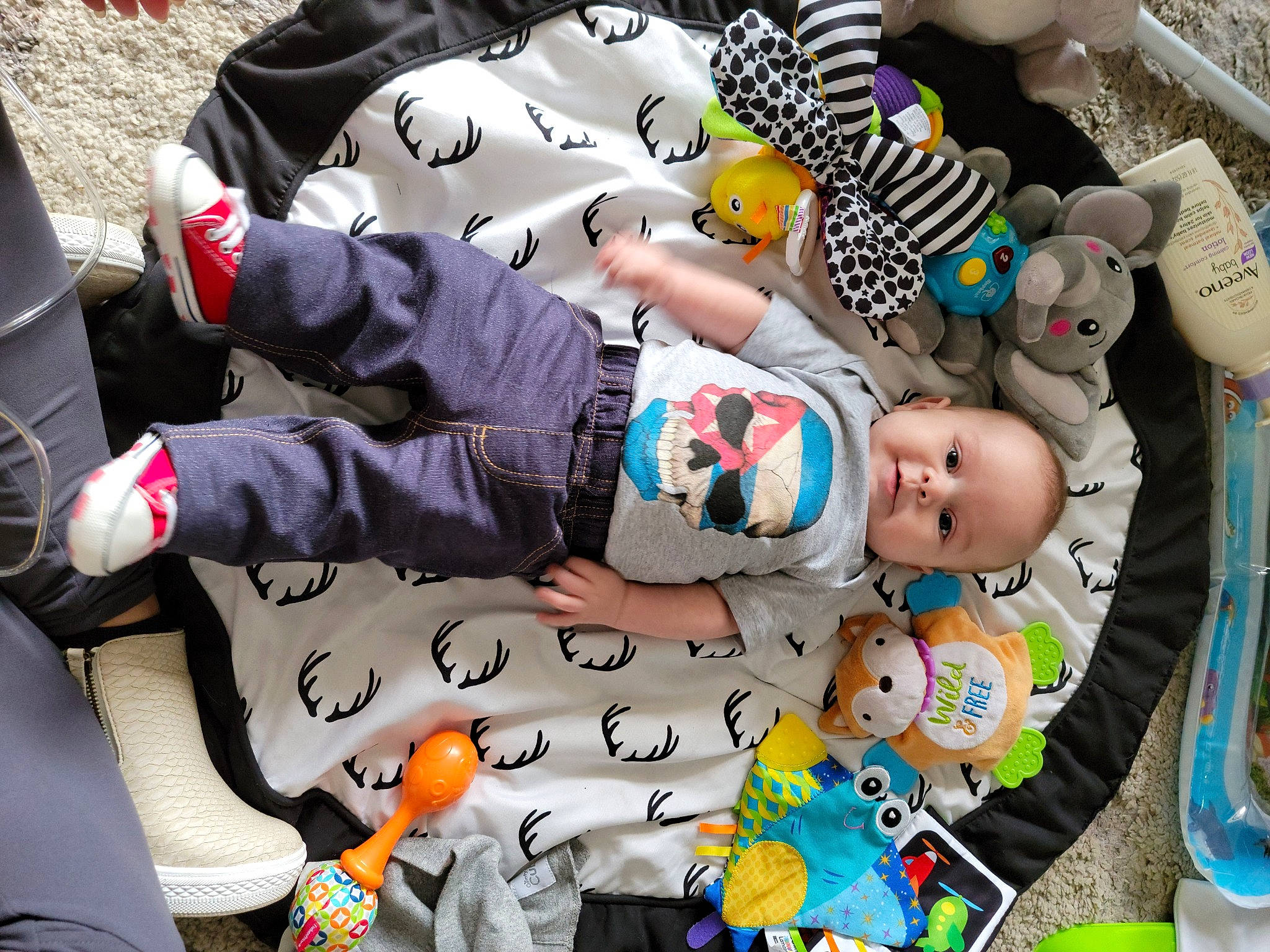 Westen is registered to the contest to win money with this photo: baby, baby_products, baby_toddler_clothing, baby_toys, child, design, face, fun, head, mammal, people, person, photograph, play, product, sleeve, snapshot, textile, toddler, toy