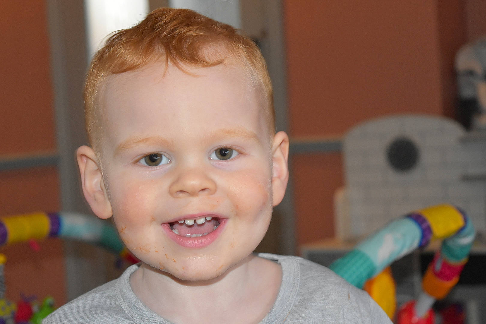 Jaxson is registered to the contest to win money with this photo: baby, baby_playing_with_toys, baby_toddler_clothing, cheek, chin, ear, eye, eyebrow, eyelash, face, forehead, hair, happy, human_body, iris, joy, mouth, nose, person, skin