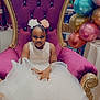 Azalea is registered to the contest to win money with this photo: adult, balloon, bride, chair, clothing, couch, dress, face, fashion, female, formalwear, furniture, gown, head, person, photography, portrait, wedding, weddinggown, woman