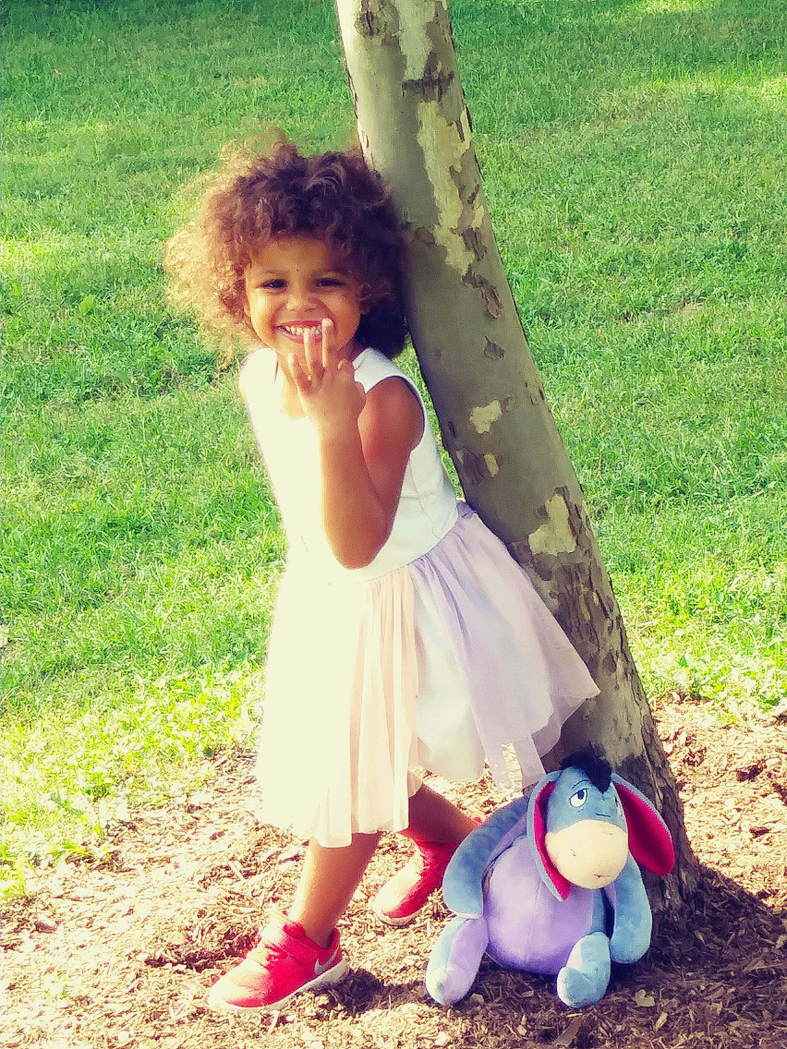 Anastacia Marie is registered to the contest to win money with this photo: child, clothing, emotion, fun, girl, grass, green, happiness, infant, joy, lawn, person, pink, plant, play, skin, smile, spring, summer, toddler