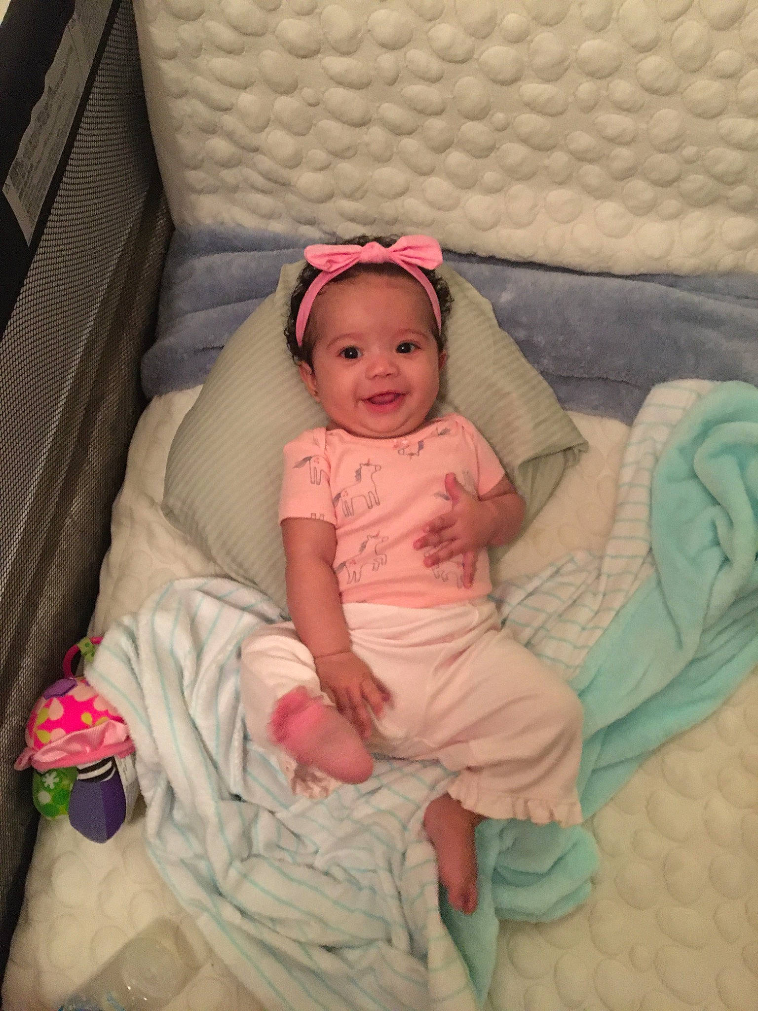 Khalia joined the competition — help win amazing prizes! baby, baby_products, cheek, child, eye, headwear, joy, person, pink, skin, smile, toddler