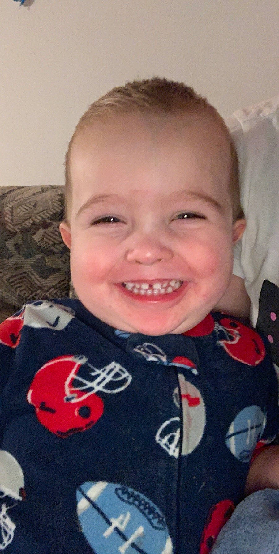 Wyatt joined the competition — help win amazing prizes! baby, cheek, child, chin, eye, eyebrow, face, facial_expression, forehead, head, joy, laugh, lip, mouth, nose, organ, person, red, skin, smile