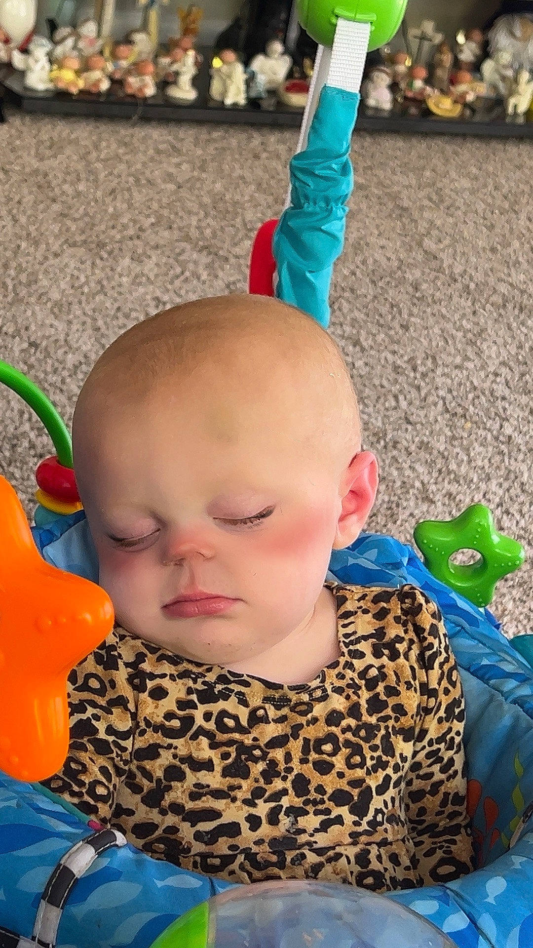 Maisley is registered to the contest to win money with this photo: baby, baby_playing_with_toys, baby_products, baby_toddler_clothing, blue, cheek, child, face, fun, grass, green, happy, head, orange, people, person, photograph, play, skin, snapshot