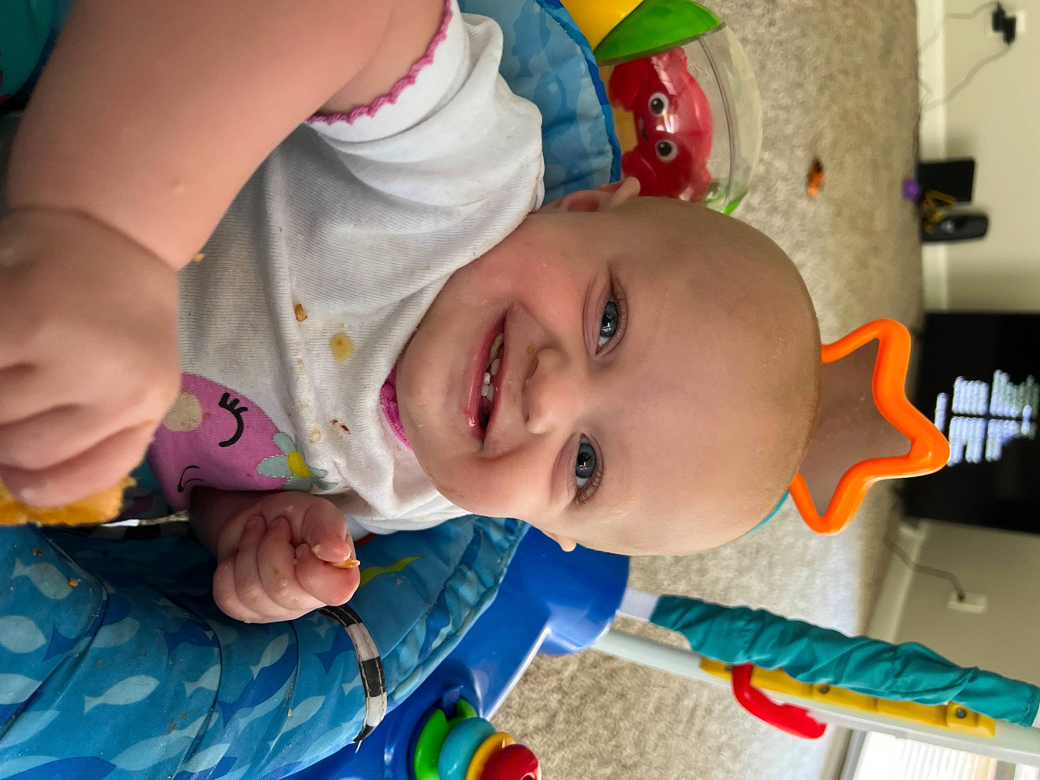 Maisley is registered to the contest to win money with this photo: baby, baby_laughing, baby_products, baby_toddler_clothing, cheek, child, eye, fun, gesture, happy, joy, laugh, leisure, lip, mouth, nose, person, play, skin, smile