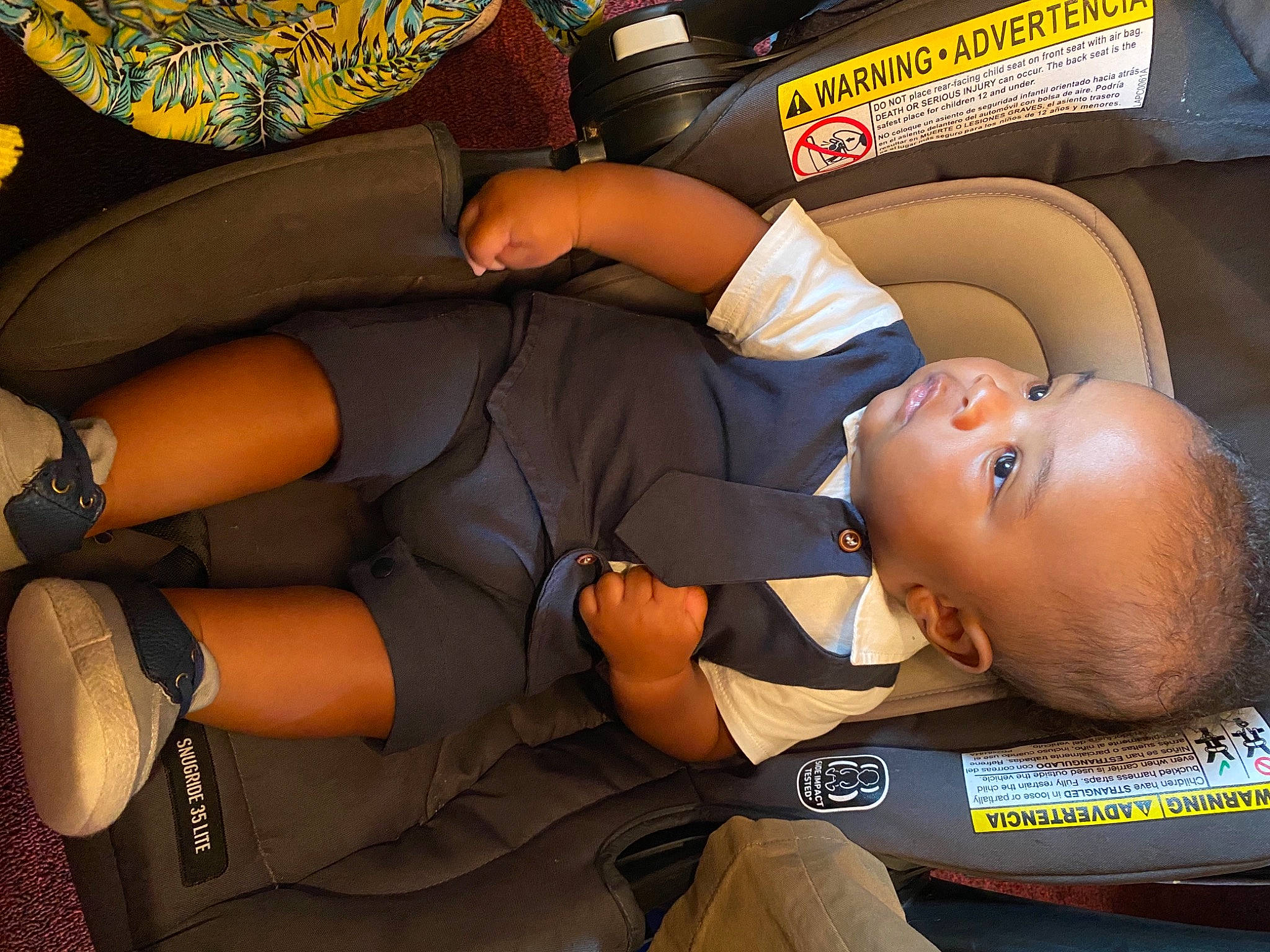 Tommie joined the competition — help win amazing prizes! arm, calf, comfort, elbow, finger, gesture, human_body, human_leg, joint, knee, lap, muscle, nail, person, product, sitting, sportswear, thigh, toddler, wrist