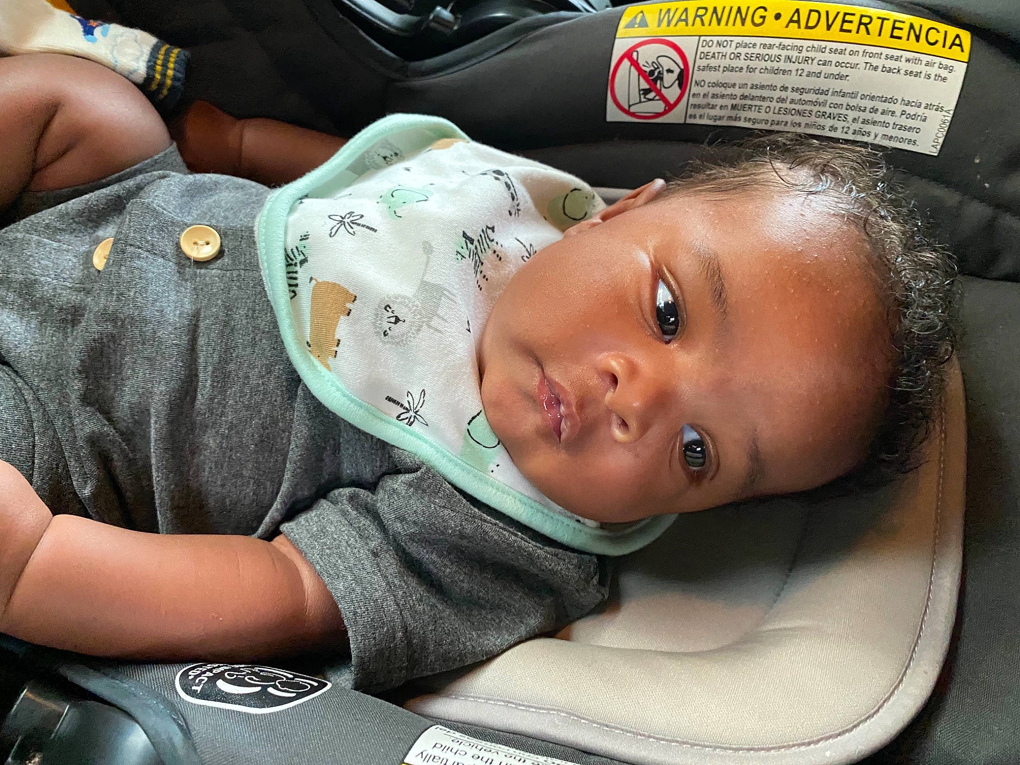 Tommie joined the competition — help win amazing prizes! auto_part, baby, baby_products, baby_safety, baby_toddler_clothing, car_seat, cheek, child, comfort, elbow, facial_expression, linens, mouth, person, sitting, skin, sleeve, toddler