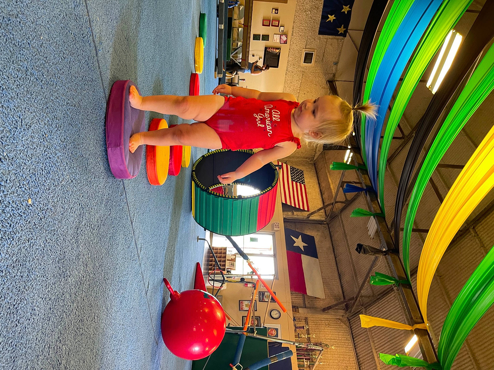 Clara joined the competition — help win amazing prizes! balloon, carmine, circle, elbow, event, fun, hat, human_leg, leisure, machine, person, recreation, red, shorts, smile, snapshot, thigh, walking_shoe