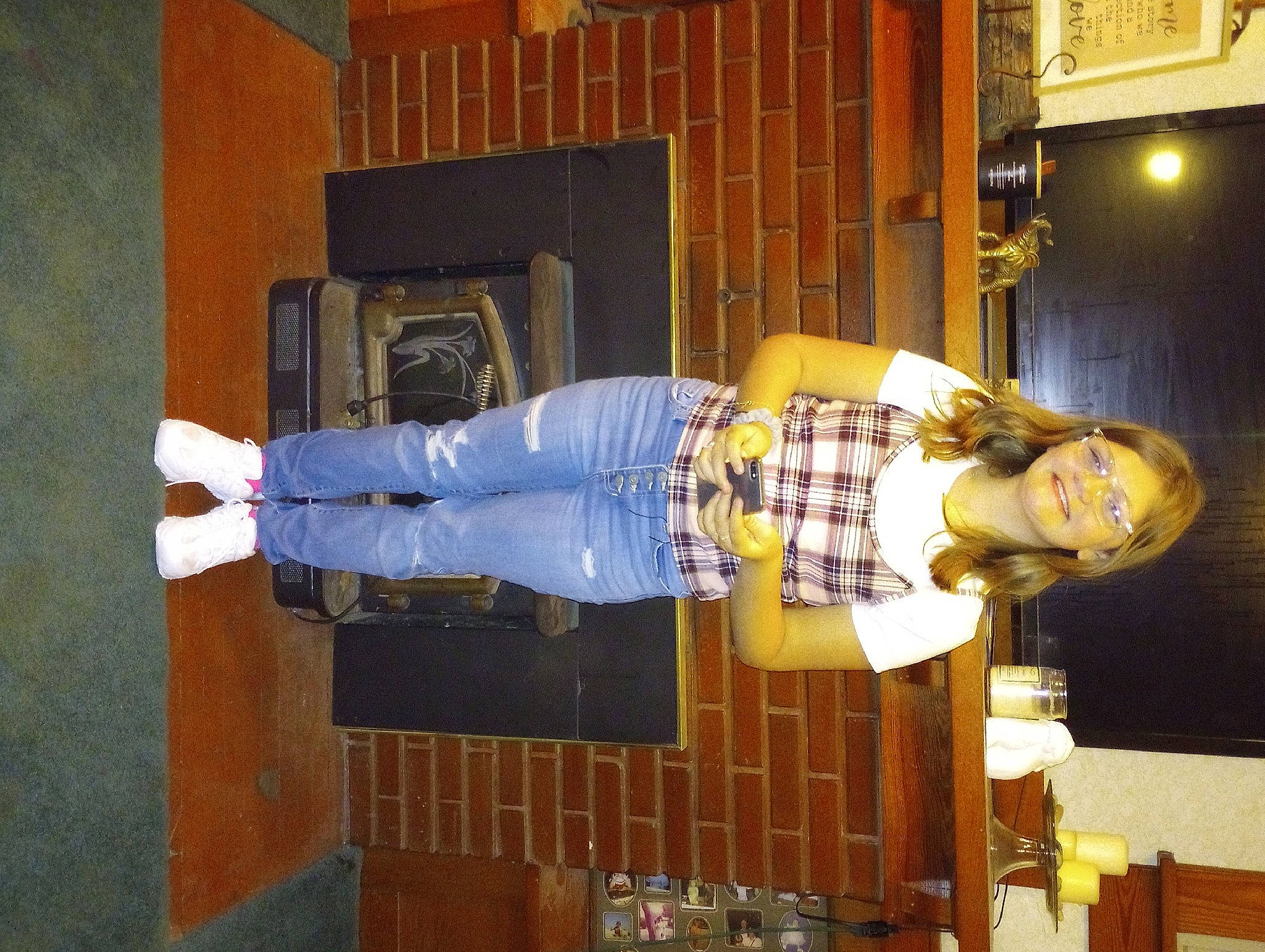 Ember joined the competition — help win amazing prizes! fun, joy, machine, person, room, smile, space, wood