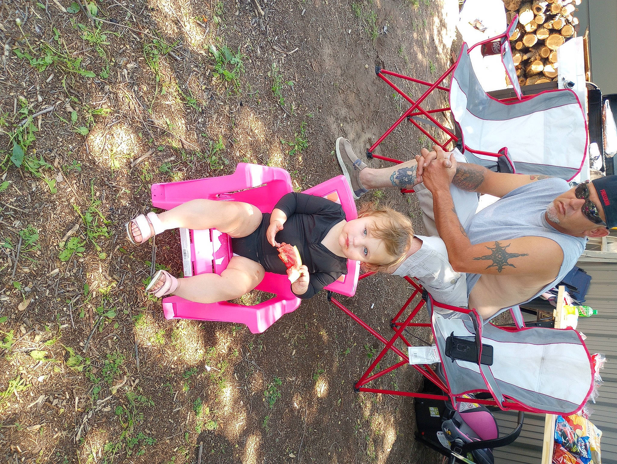 Arya joined the competition — help win amazing prizes! boot, costume, event, fun, grass, hat, headwear, leg, leisure, magenta, mammal, people, person, pink, plant, recreation, shorts, soil, thigh, toddler