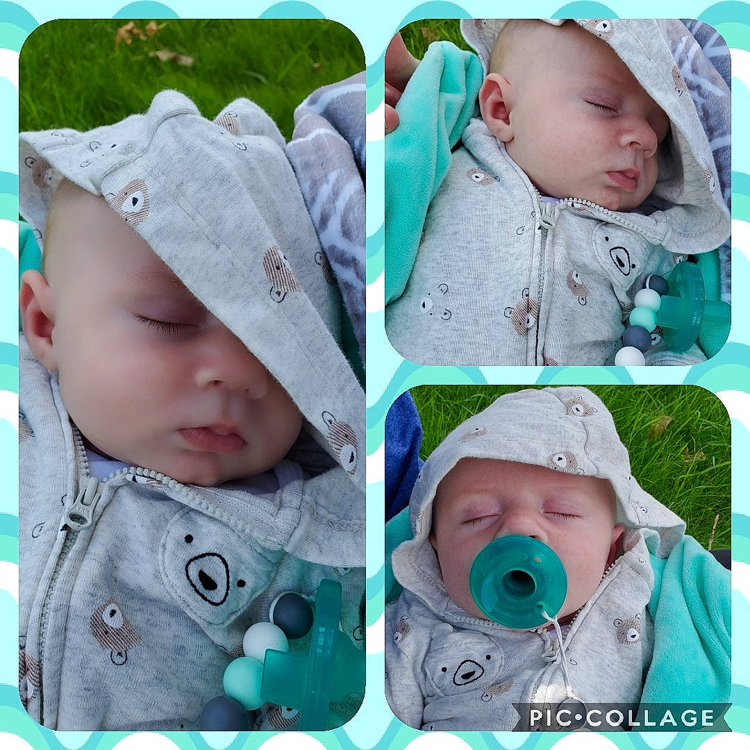 Jax is registered to the contest to win money with this photo: art, baby, baby_products, baby_toddler_clothing, cheek, child, collage, face, head, headgear, headwear, hood, nose, person, photograph, photography, photomontage, product, smile, toddler