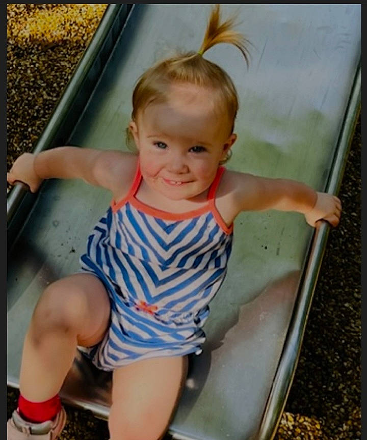 Hensley joined the competition — help win amazing prizes! arm, baby, baby_toddler_clothing, face, facial_expression, finger, hair, hand, happy, head, human_body, joint, joy, leg, leisure, person, product, shoulder, skin, smile