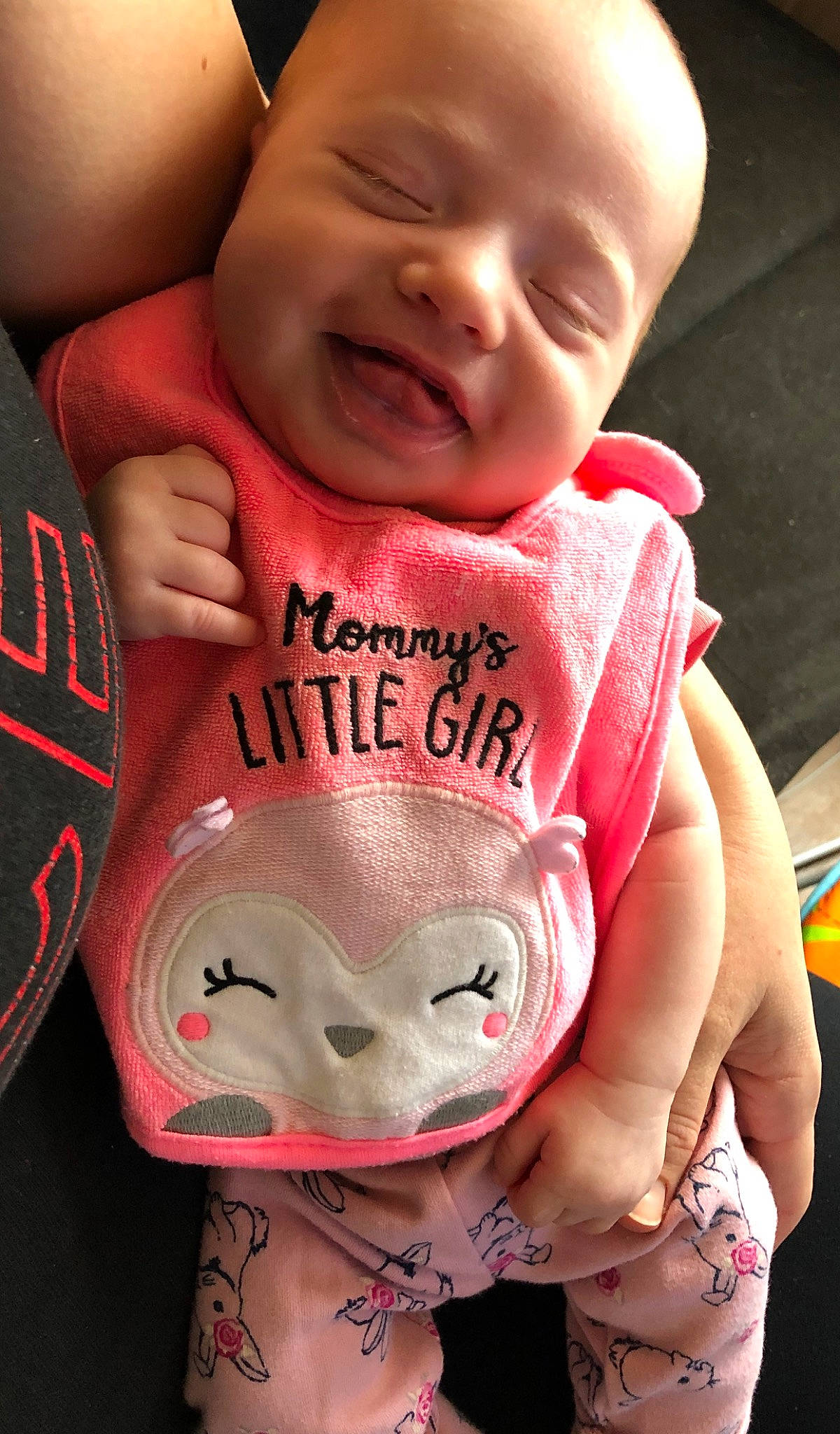 Journie joined the competition — help win amazing prizes! baby, cheek, child, lip, mouth, person, pink, smile, snout, toddler