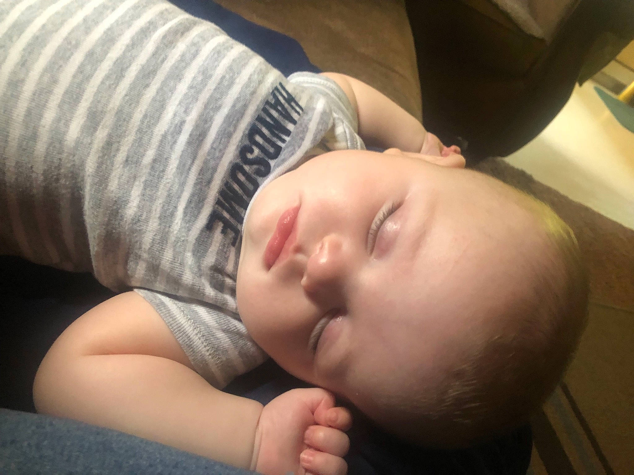 Gabe joined the competition — help win amazing prizes! arm, baby, baby_toddler_clothing, cheek, comfort, eyelash, finger, flash_photography, gesture, hand, headgear, human_body, iris, lip, mouth, neck, nose, person, skin, smile