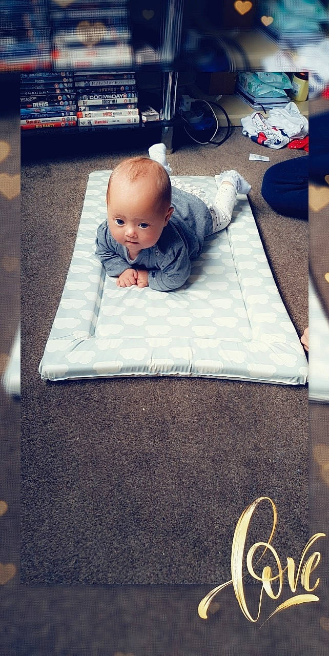 Lexi-mae joined the competition — help win amazing prizes! baby, baby_products, carpet, child, cloud, floor, flooring, furniture, head, home, person, play, product, room, sky, square, t_shirt, textile, toddler