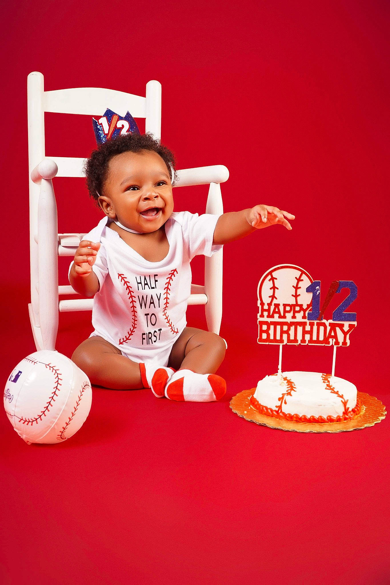 Amarye joined the competition — help win amazing prizes! baby, baby_toddler_clothing, ball, child, facial_expression, flooring, font, food, football, fun, happy, person, player, playing_sports, shorts, smile, sports_equipment, sports_uniform, sugar_cake, t_shirt