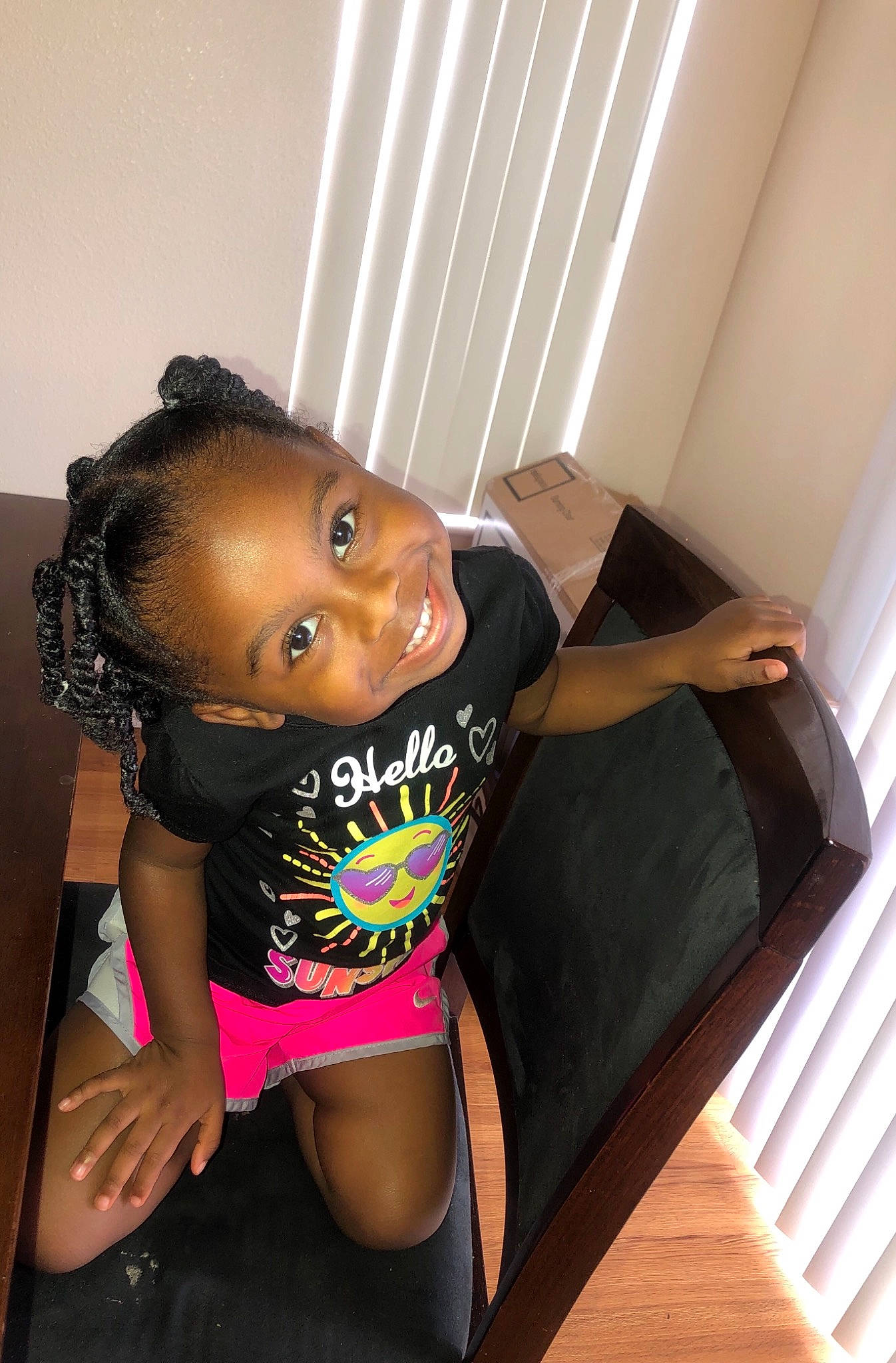 Jazelle joined the competition — help win amazing prizes! abdomen, arm, black, black_hair, finger, hip, joint, joy, knee, leg, person, thigh, toddler, trunk