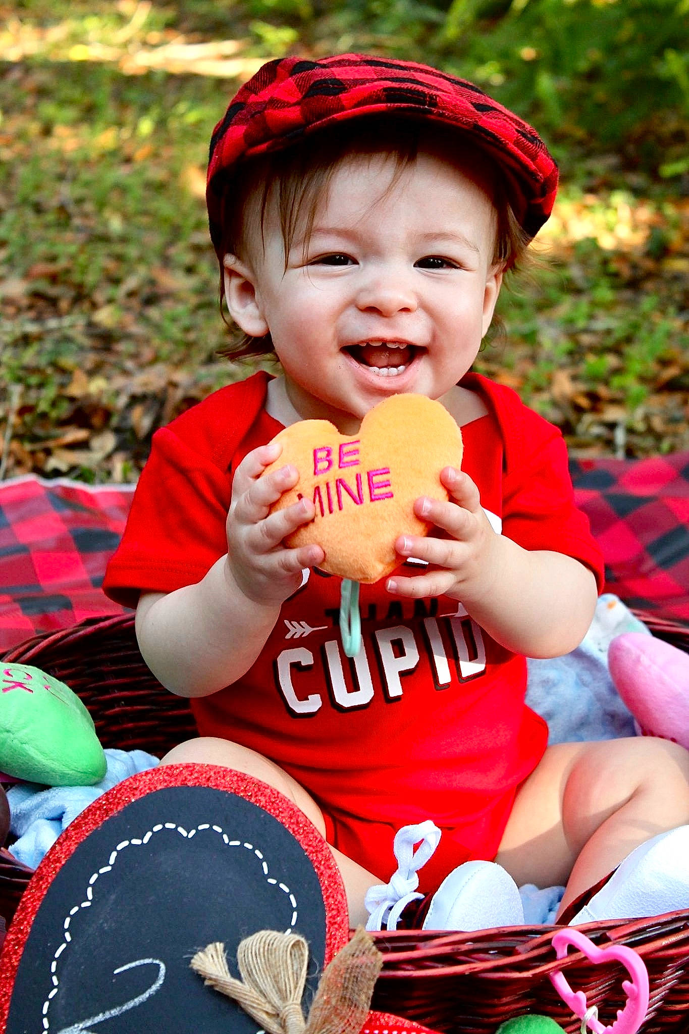 Zayn joined the competition — help win amazing prizes! baby, child, child_model, happy, headgear, joy, person, red, toddler