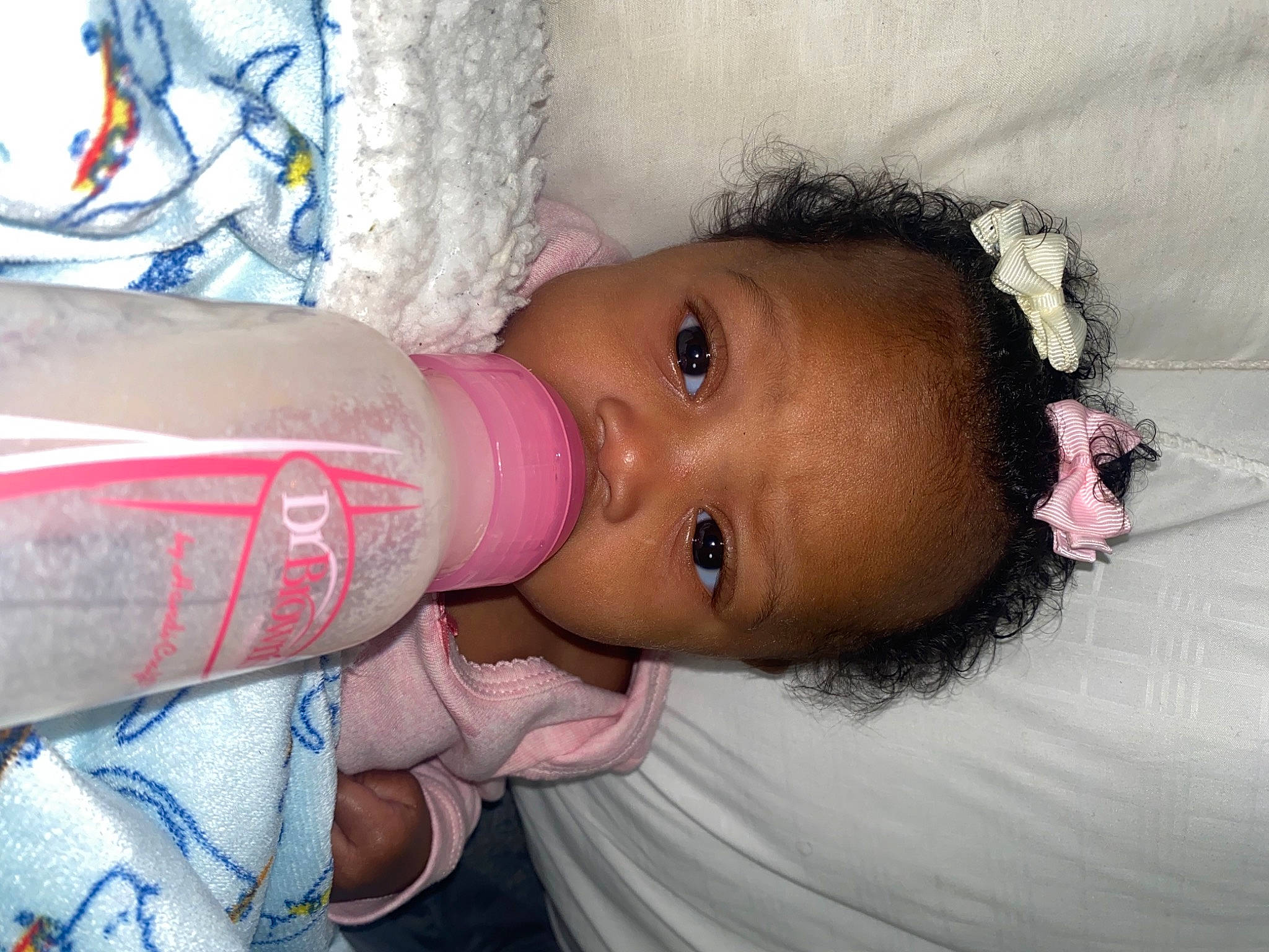 Kailyn joined the competition — help win amazing prizes! baby, baby_bottle, baby_toddler_clothing, bottle, cheek, child, drinkware, eyelash, face, happy, iris, lip, mouth, nail, nose, person, pink, plastic_bottle, skin, toddler