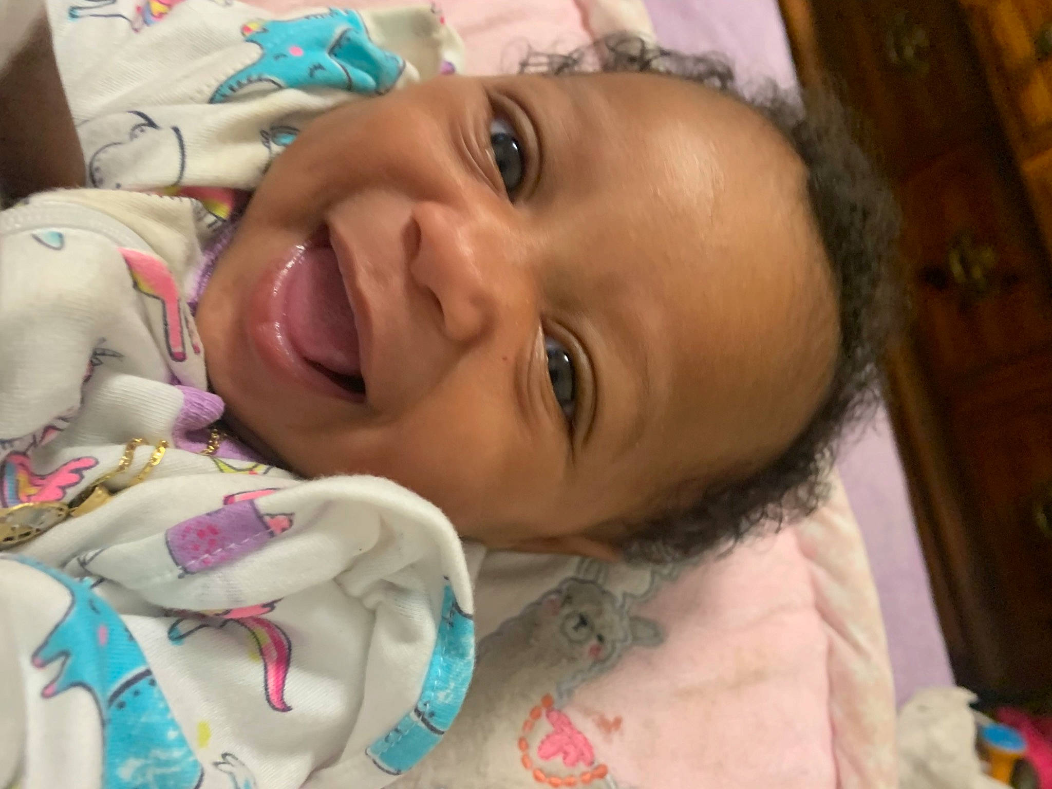 Kailyn joined the competition — help win amazing prizes! baby, cheek, eye, eyebrow, eyelash, face, happy, iris, jaw, lip, mouth, neck, nose, organ, person, pink, skin, smile, toddler, tooth