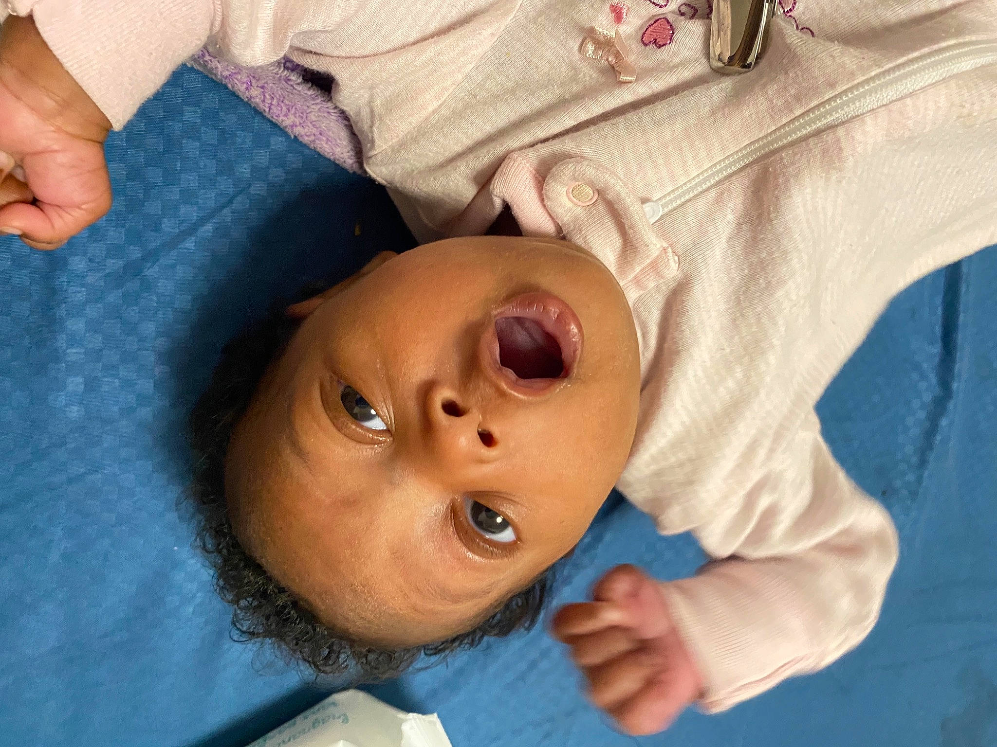 Kailyn joined the competition — help win amazing prizes! baby, baby_toddler_clothing, cheek, comfort, ear, eye, eyebrow, eyelash, finger, gesture, hand, iris, lip, mouth, neck, nose, organ, person, skin, sleeve